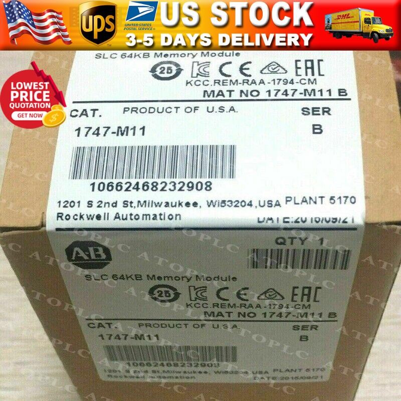 New Factory Sealed 1747-M11 SLC 500 Eeprom Memory Module 1747M11 Fast Shipping