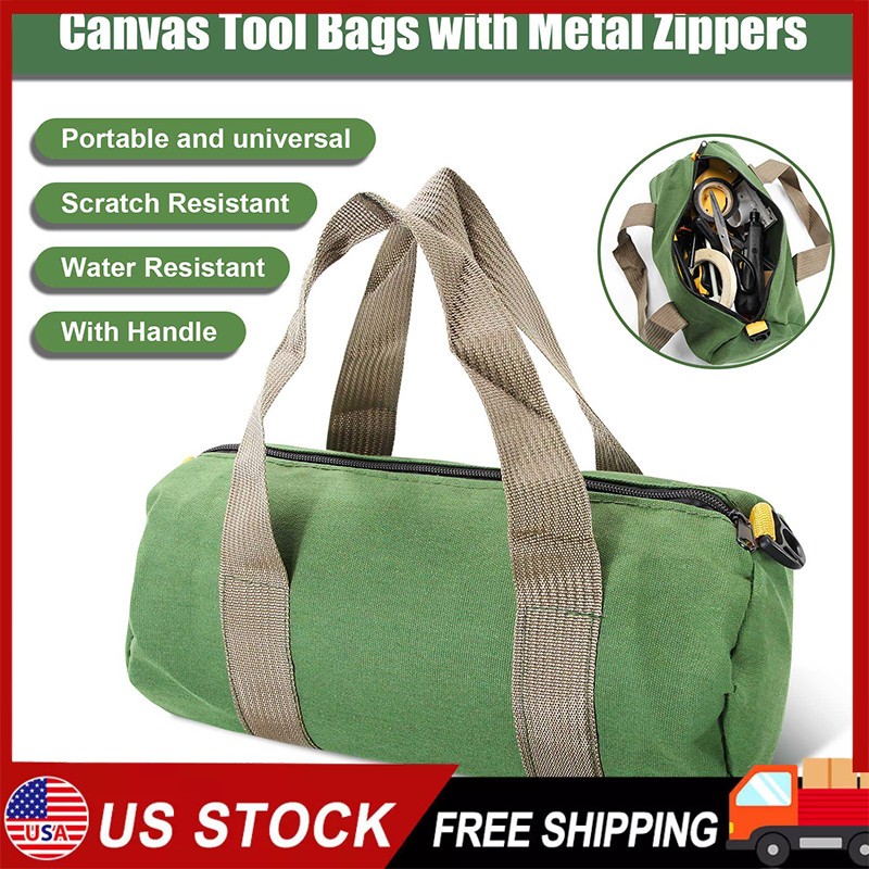 USHeavy Duty Tool Bag with Zipper Muti-Purpose Storage Large Capacity Waterproof