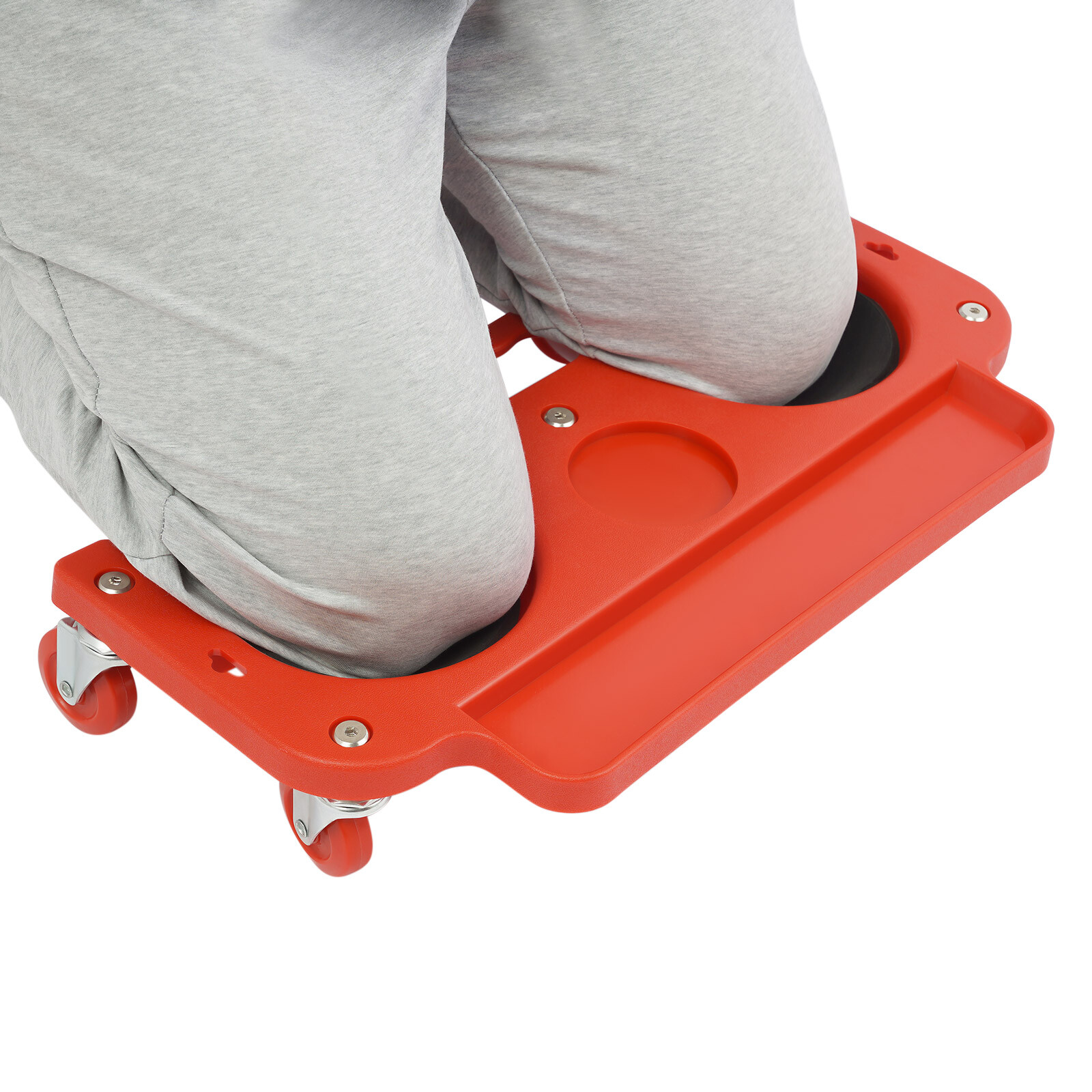 Rolling Knee Protection Cart Creeper Rollers Knee Pad for Auto Repair Gardening