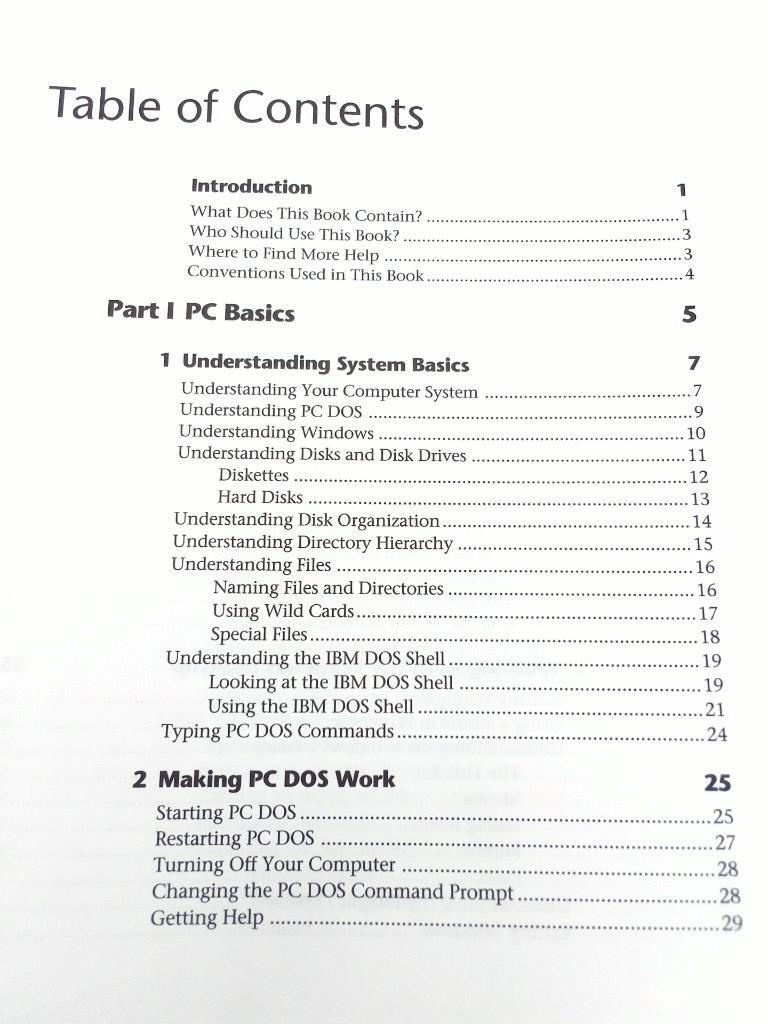IBM PC DOS For Microsoft Windows User's Guide