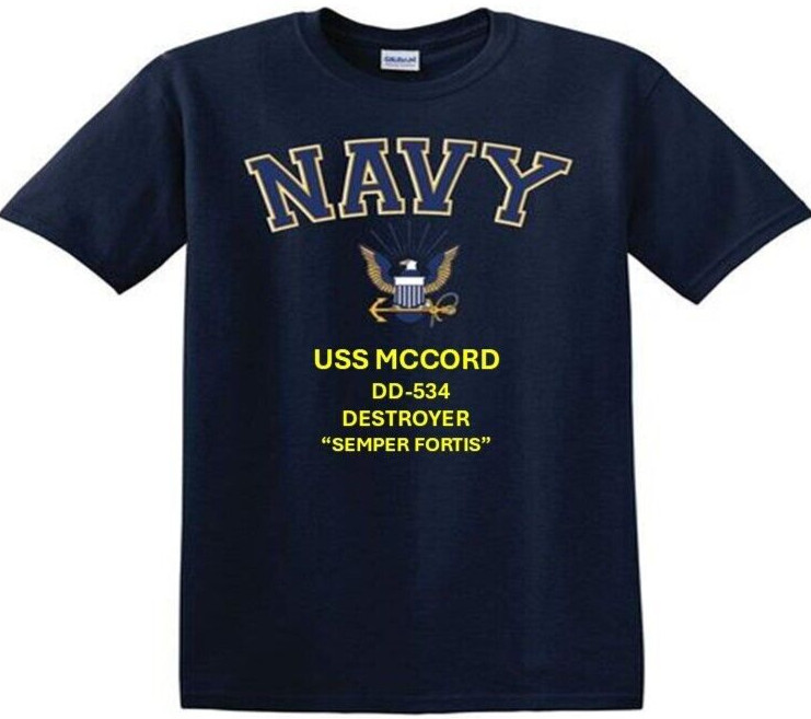 USS BOYD DD-544 * DESTROYER*EAGLE SHIRT* NAVY OFFICIALLY LICENSED