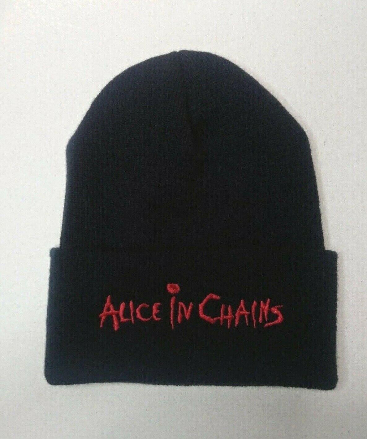 Alice in Chains BEANIE HAT Embroidered 90s Metal Hard Rock Tool Pantera Stoner