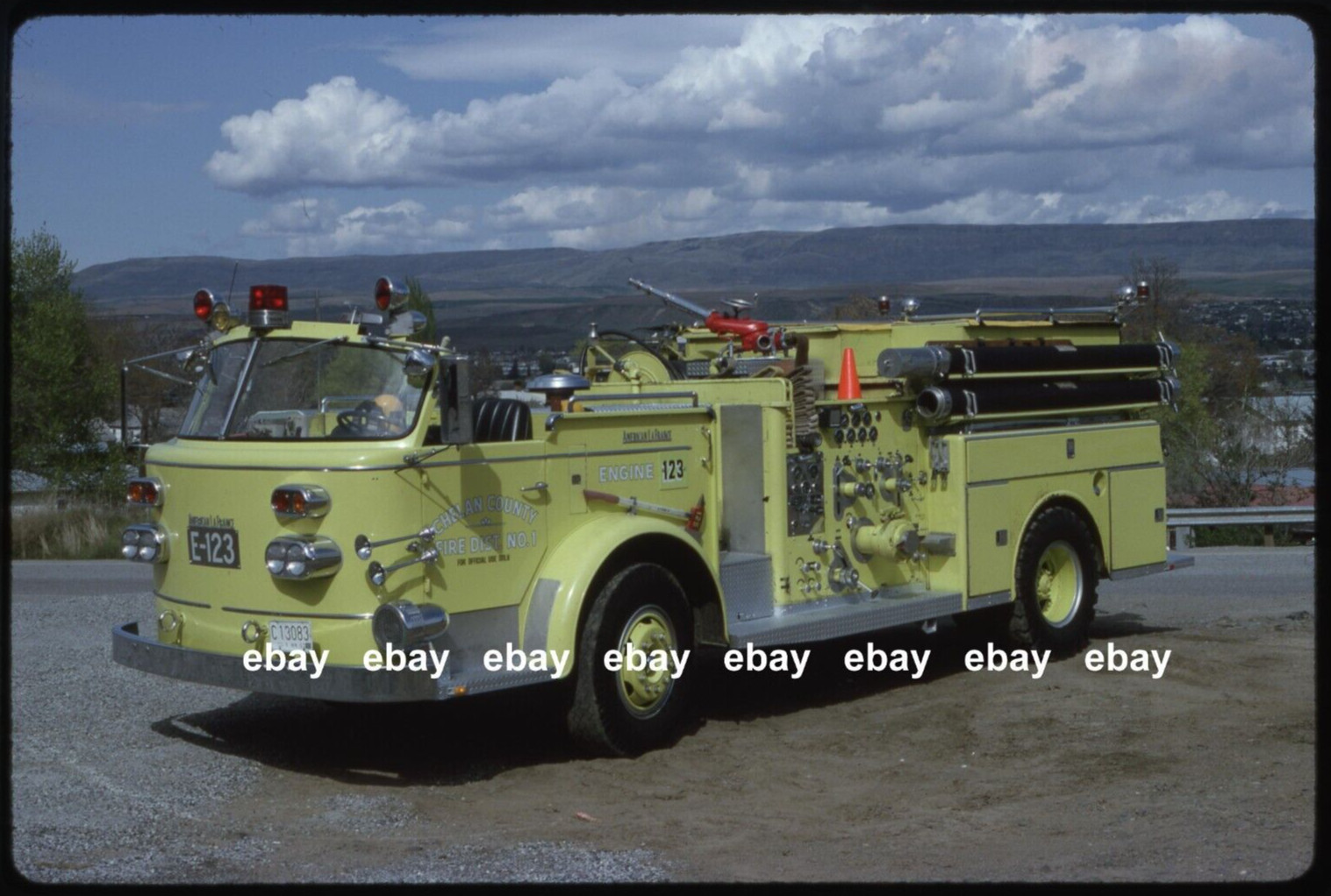 Chelan County Dist 1 WA 1963 American La France pumper Fire Apparatus Slide