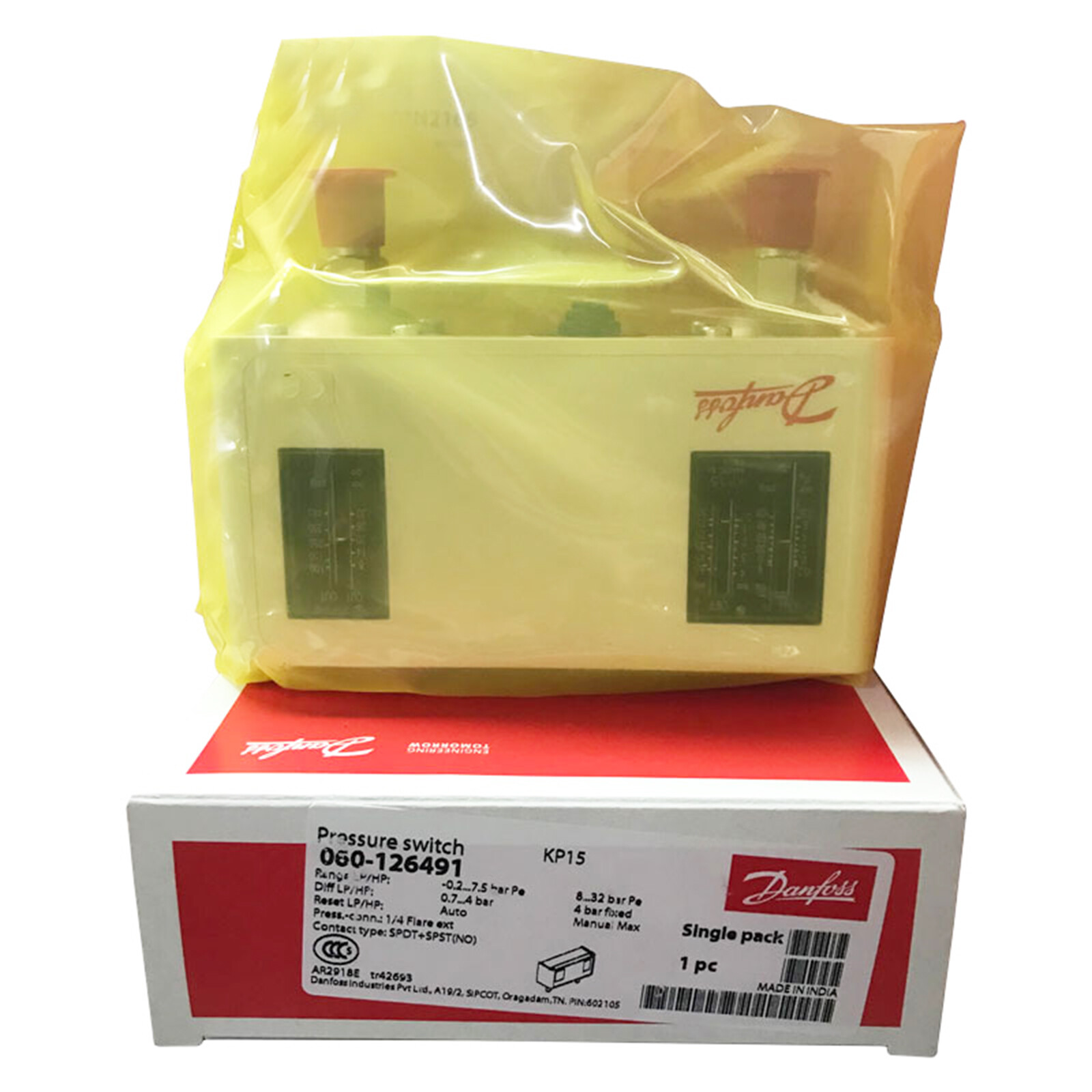 DANFOSS KP15 060-126491 Pressure Switch New