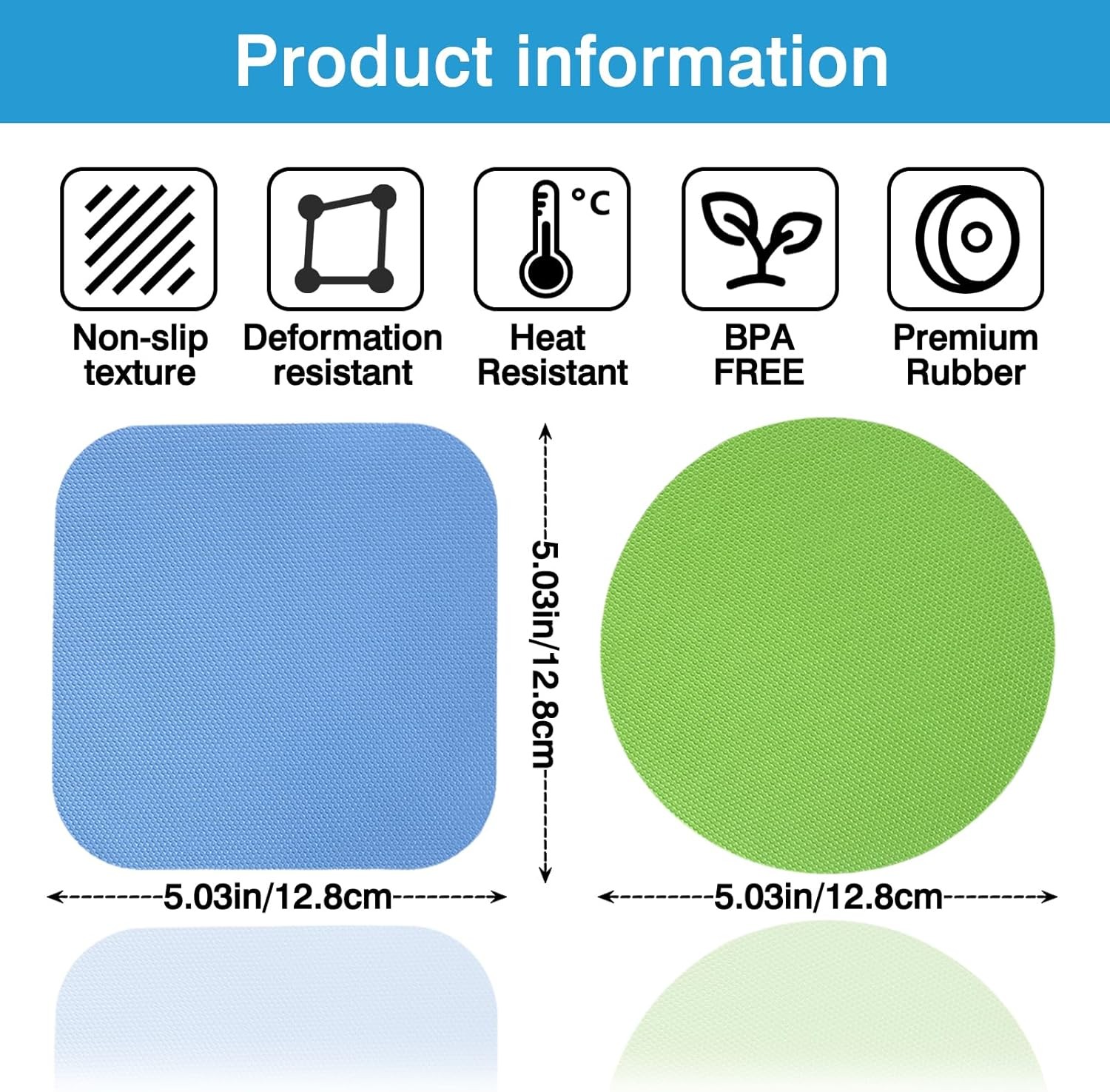 4PCS Multi-Function Rubber Jar Opener – Silicone Bottle Lid Grippers for...