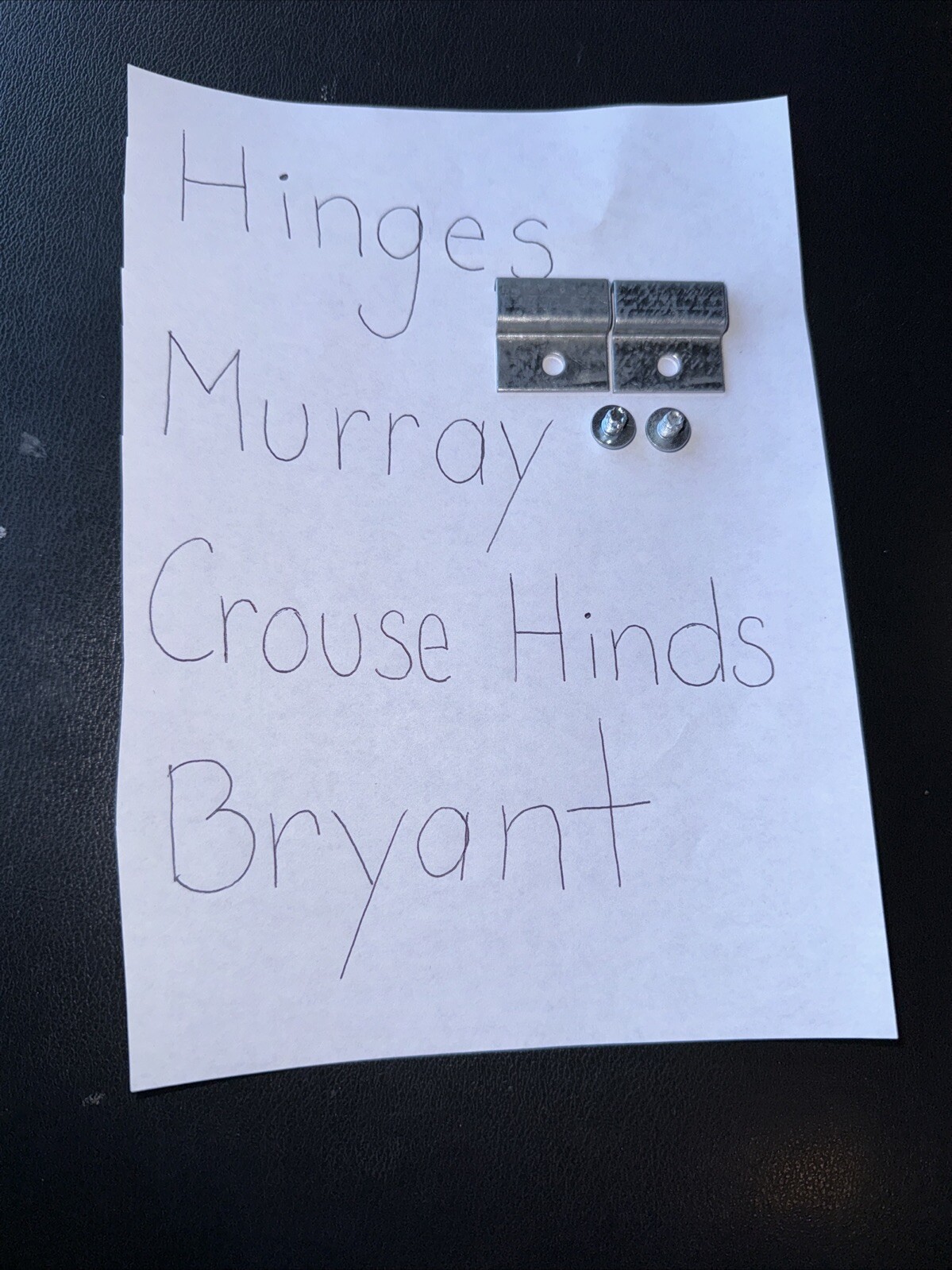 METER SOCKET PANEL HINGES FOR MURRAY, CROUSE H, BRYANT.