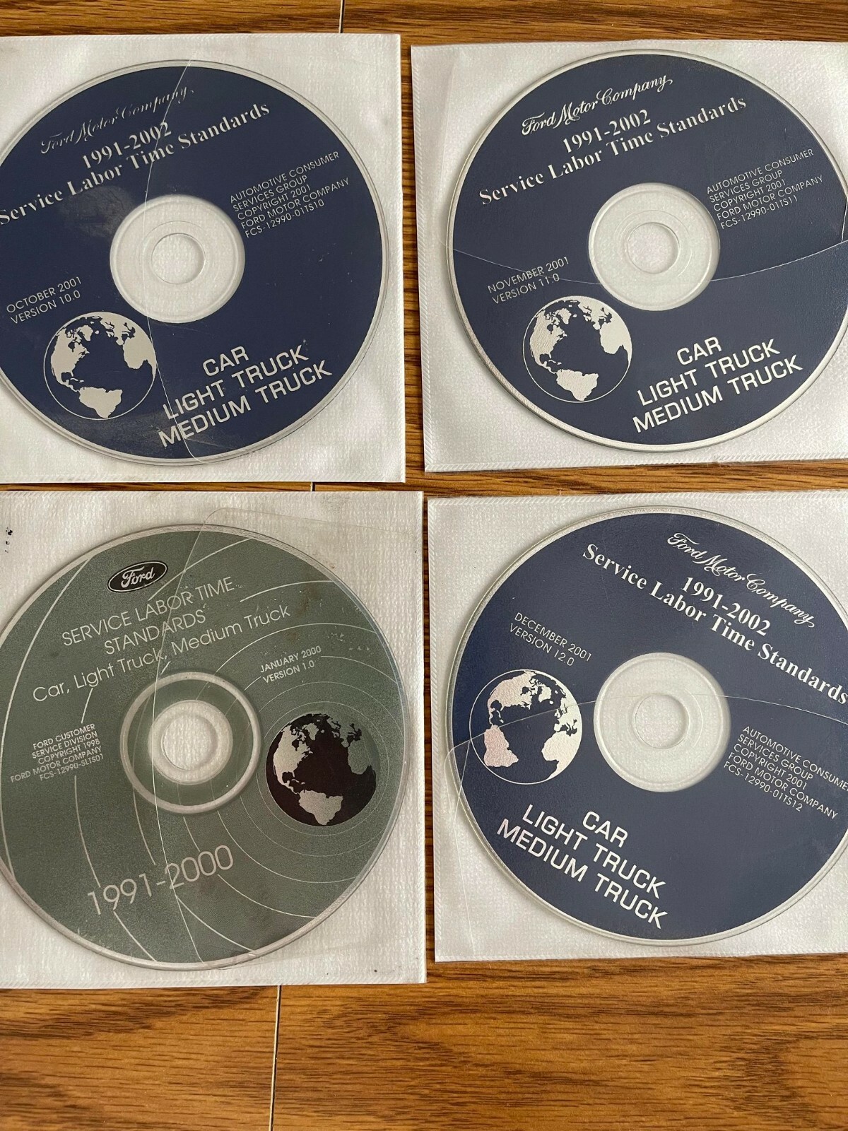 FORD SERVICE LABOR TIME STANDARDS CAR,LIGHT & MEDIUM TRUCK 1991-2002
