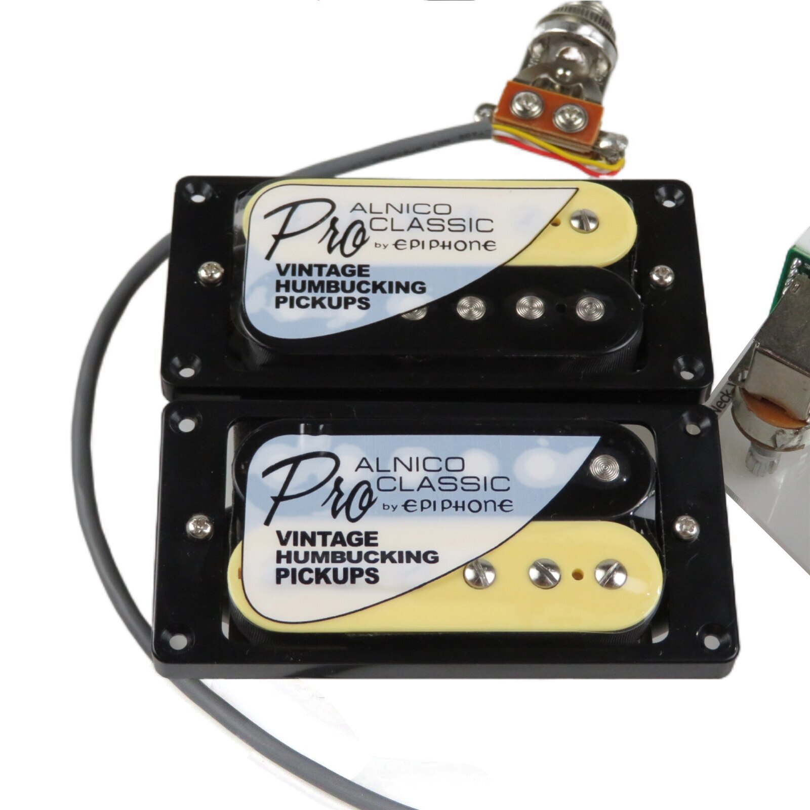 Epiphone Alnico 5 Humbucker Pickups ProBucker Push Pull Coil Split Wiring
