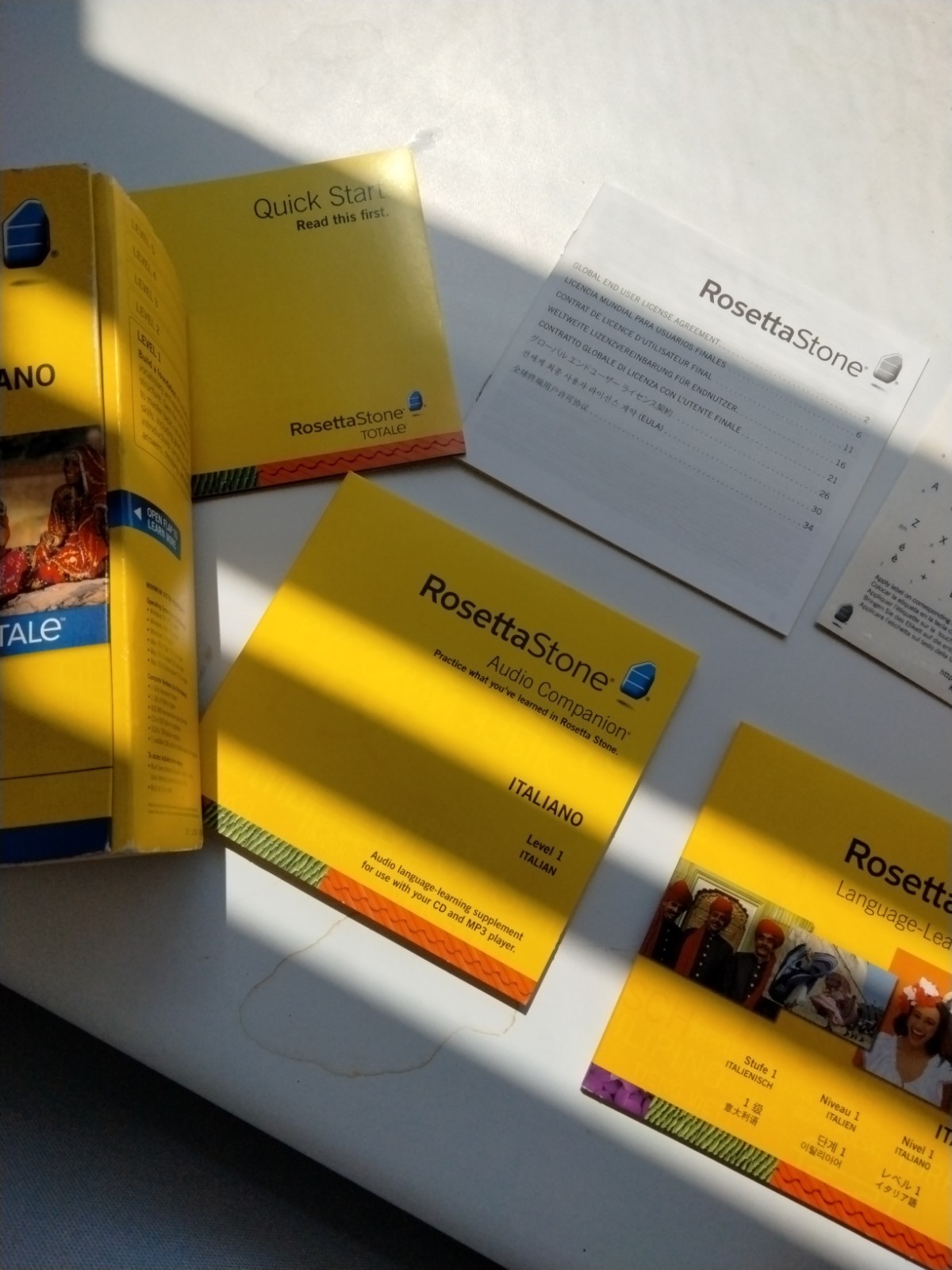 Rosetta Stone Learn Italian Language Totale Level 1 Version 4