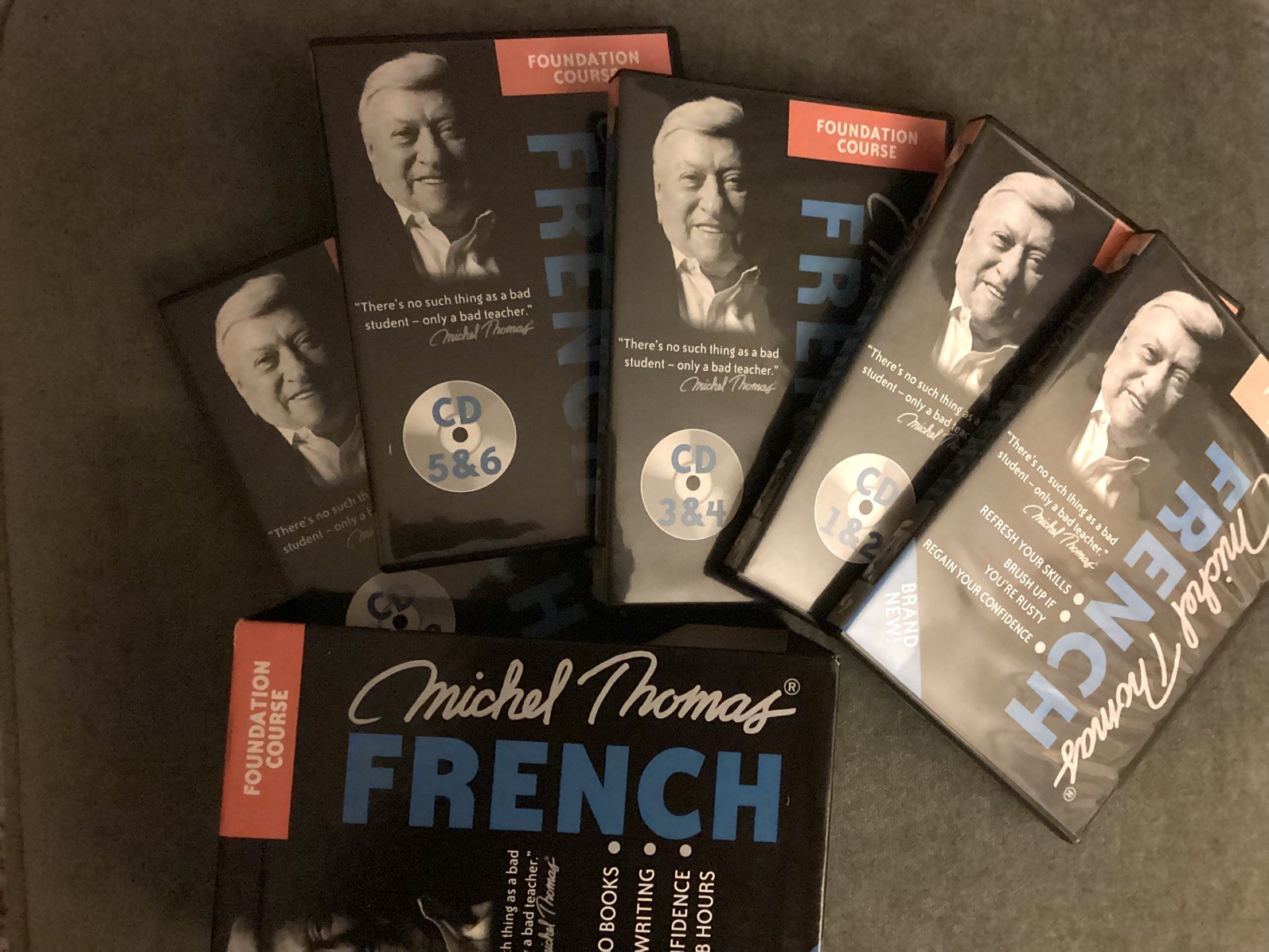 French Michel Thomas complete Foundation Course Plus Learning Review 10 CDs