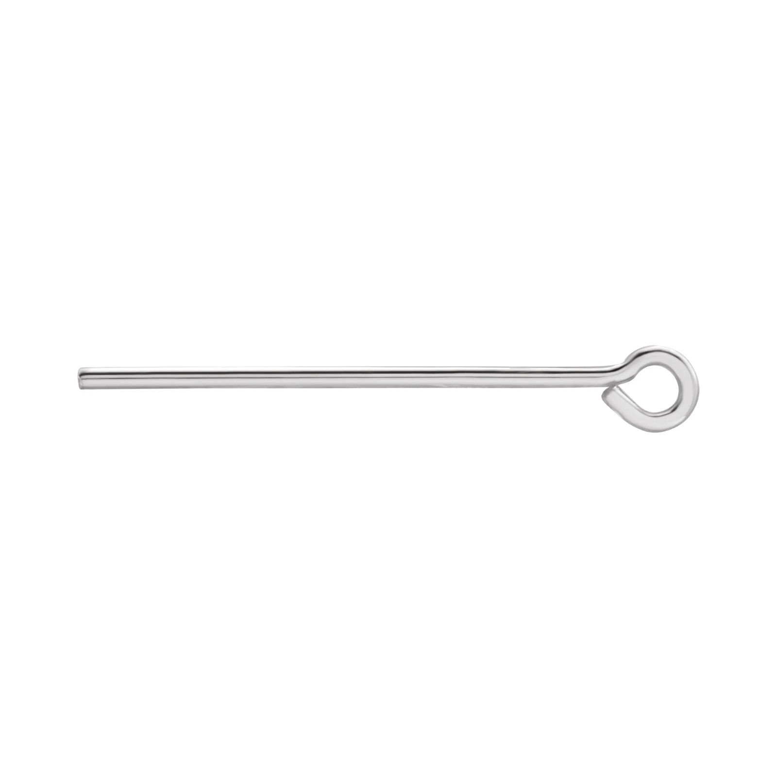 14K White Gold Replacement Hoop Wire 2 pcs