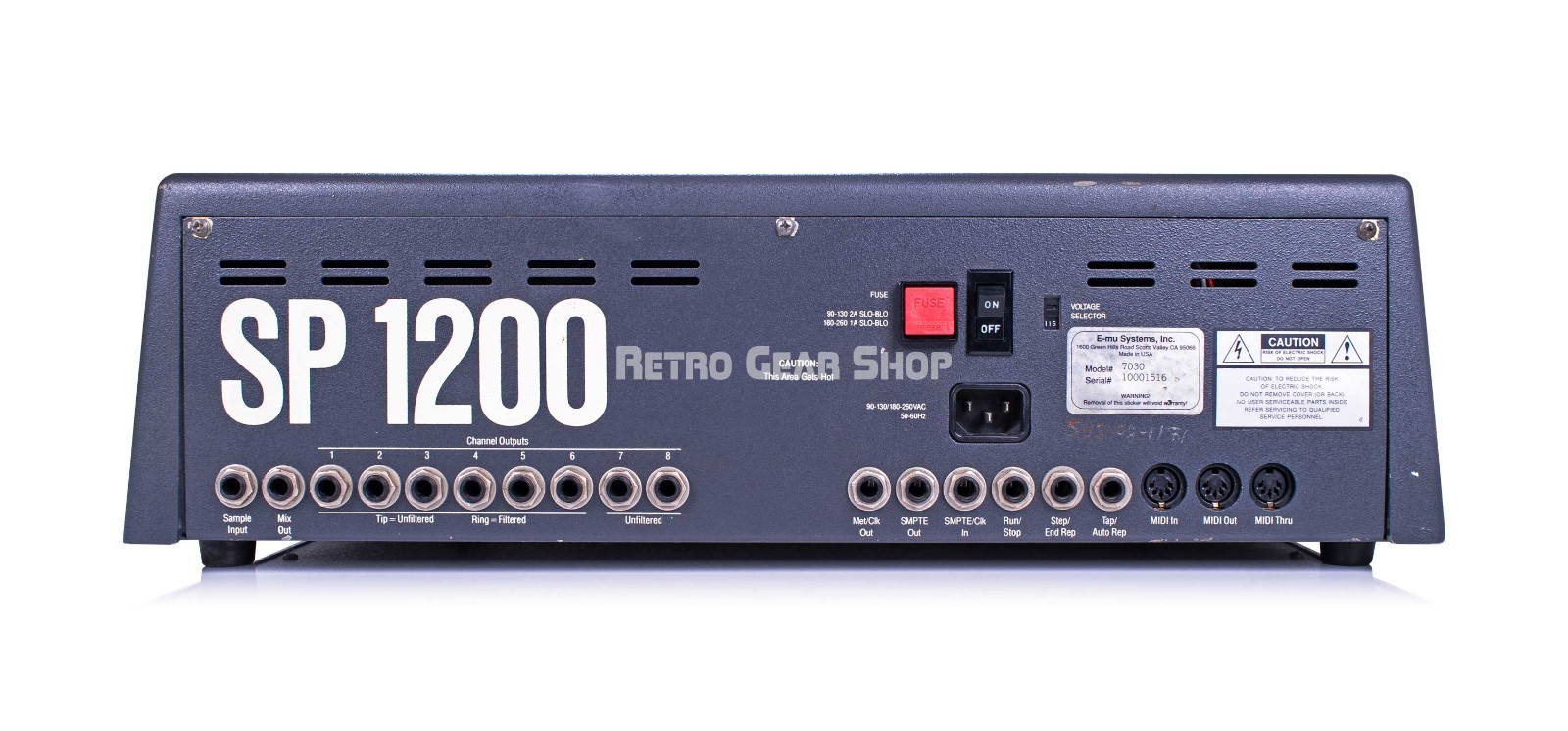 E-mu Systems SP-1200 7030 Original Vintage Sampling Drum Machine Emu SP1200