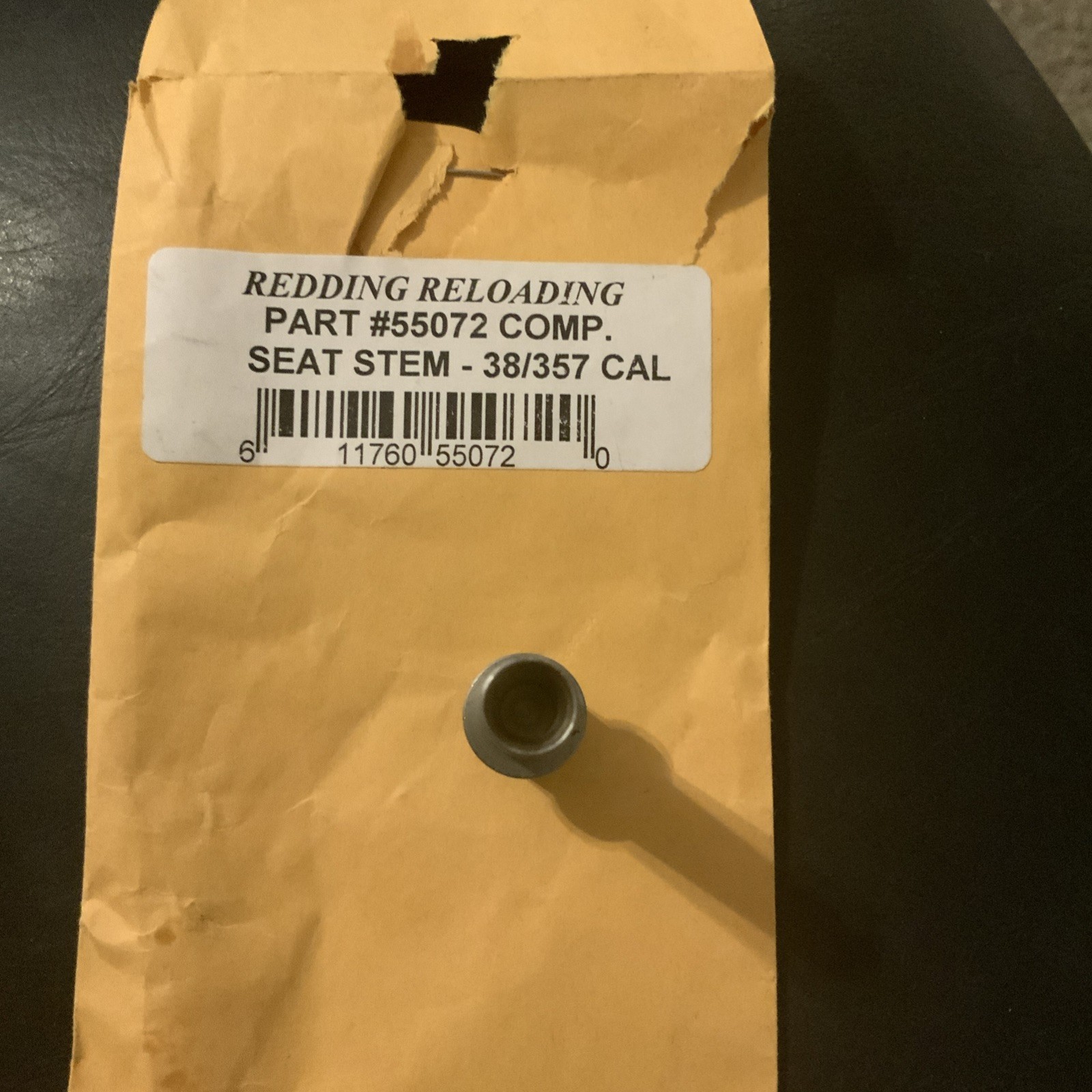 55072 REDDING COMPETITION SEATING DIE STEM - 38 SPECIAL/357 MAG