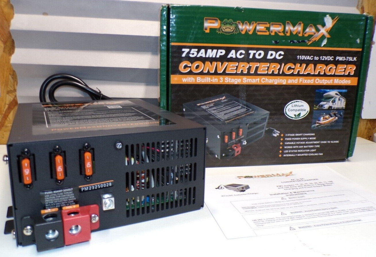 PowerMax PM3-75LK Power Supply, AC to DC Converter