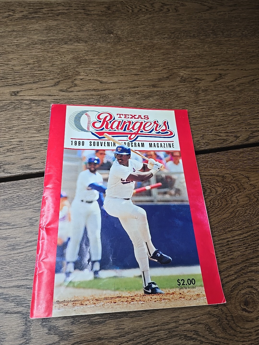 Texas Rangers 1990 Souvenir Program Magazine Volume 19  No. 3 Vintage