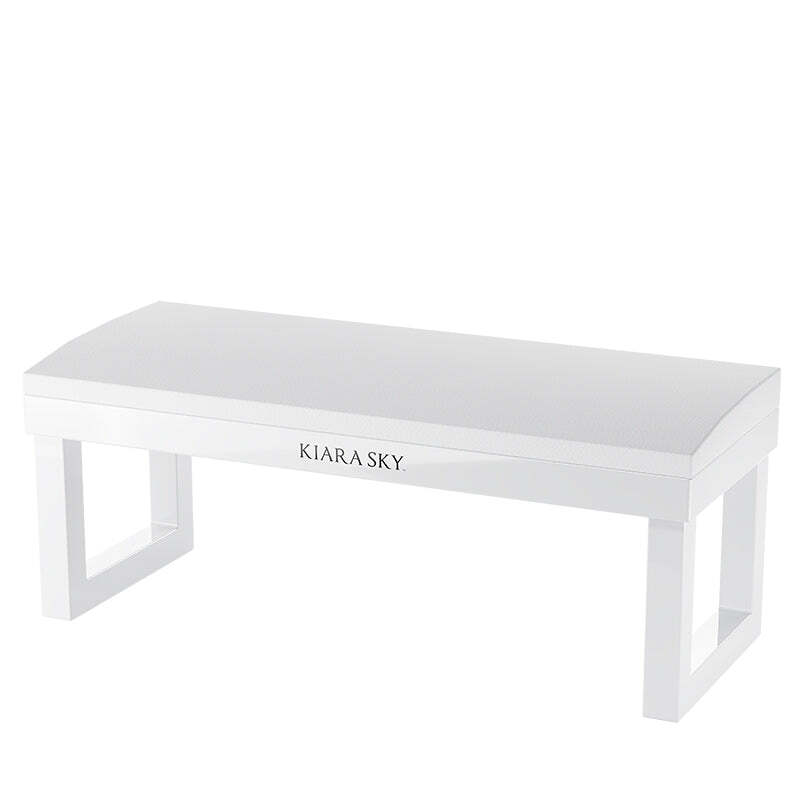 Kiara Sky Nail Arm Rest Cushion For Manicure Table 14.17" x 5.67" x 5.5" - White