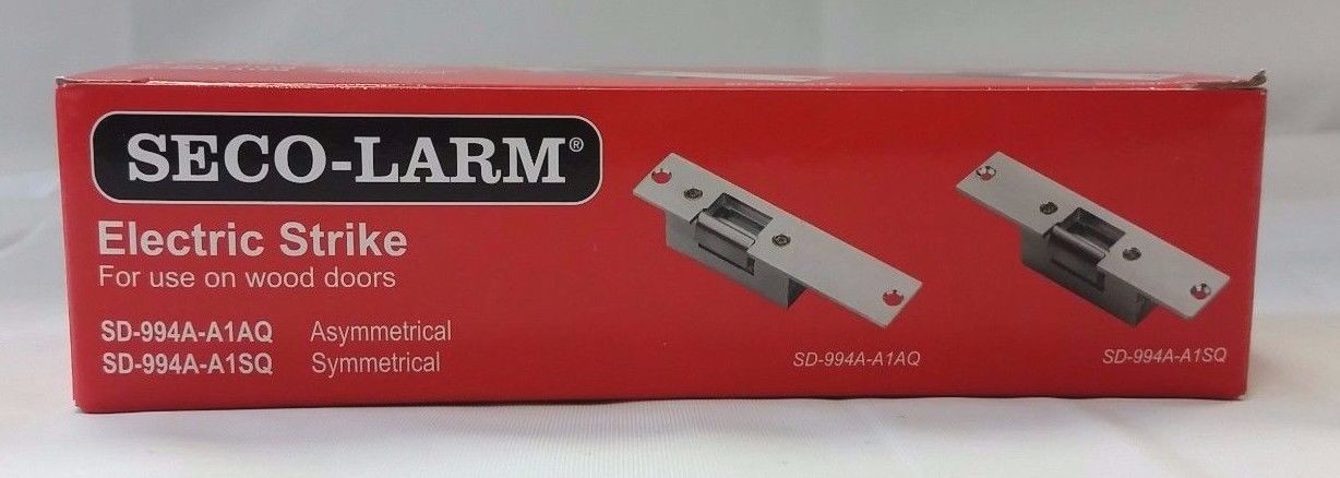 Seco-Larm Electric Strike - Symmetrical for Wooden Doors [SD-994A-A1SQ]