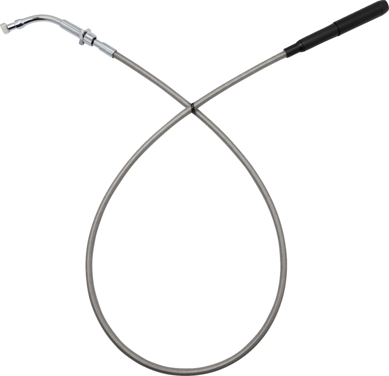 FAT BAGGERS INC. EZ Install Upper Clutch Cable - FLHX/FLTR - Stock - Braided