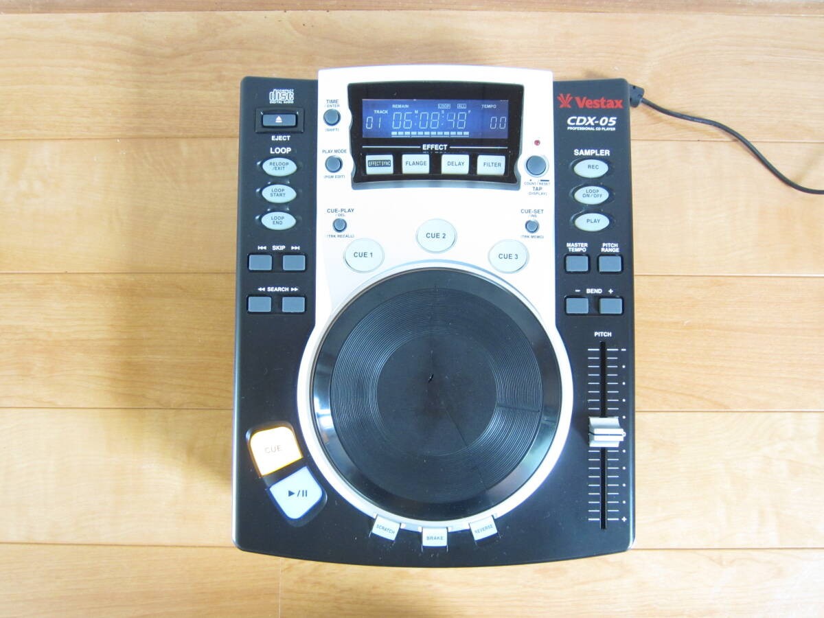 Vestax CDX-05 Professional Turntable Mixing CD Player Confirmed Operation F/S