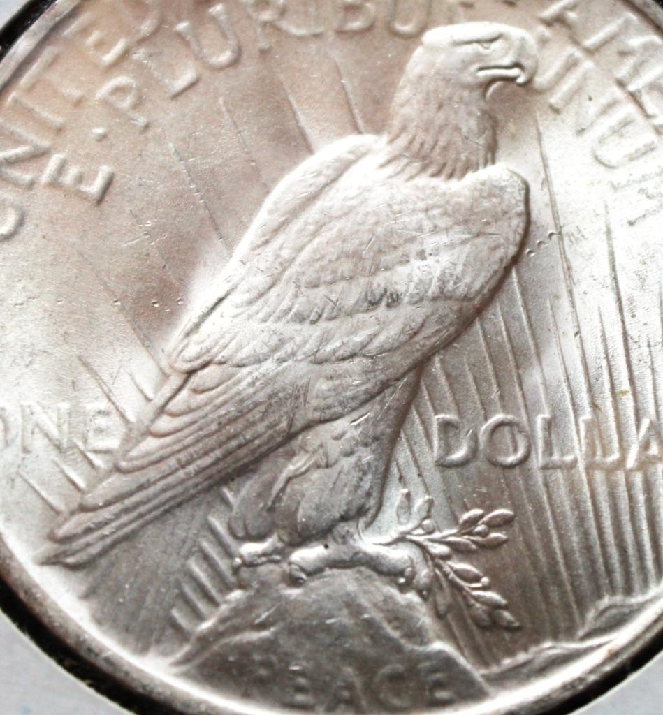 1923-P PEACE SILVER DOLLAR - EXCELLENT HIGH GRADE COIN (REF# PD-117)