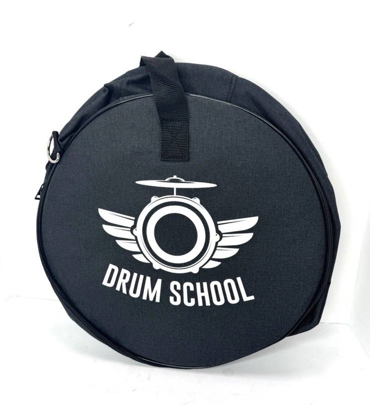 4-Piece Drum Bag Set Soft Carry Cases Black w/ Shoulder Strap