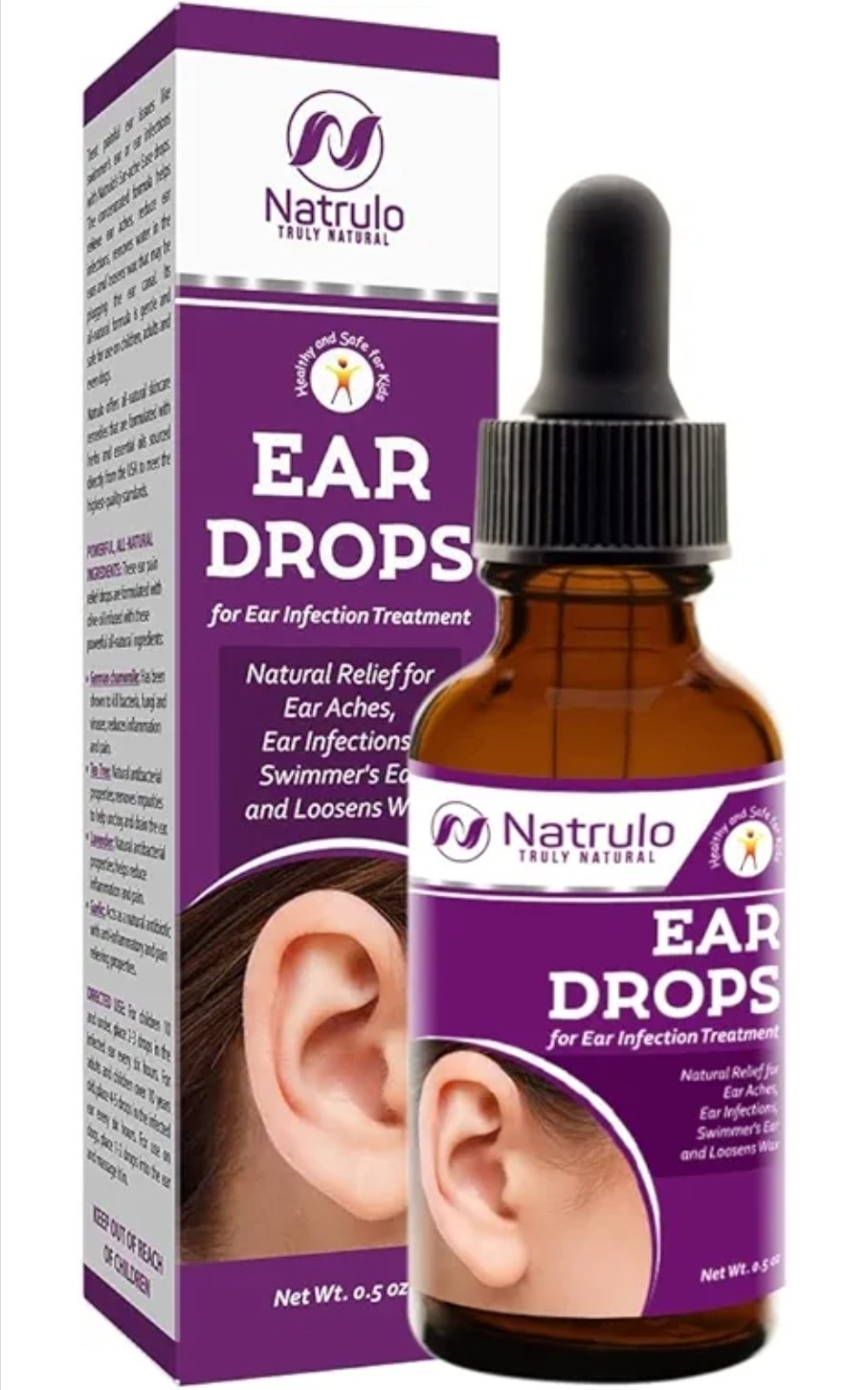 Gotas Para Alivio del Dolor y El Zumbido En Los Oídos Y Los Acúfenos Tinnitus