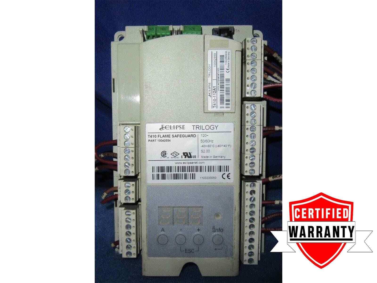 Eclipse Trilogy T410 Flame Safeguard 10042554 1 Year Warranty