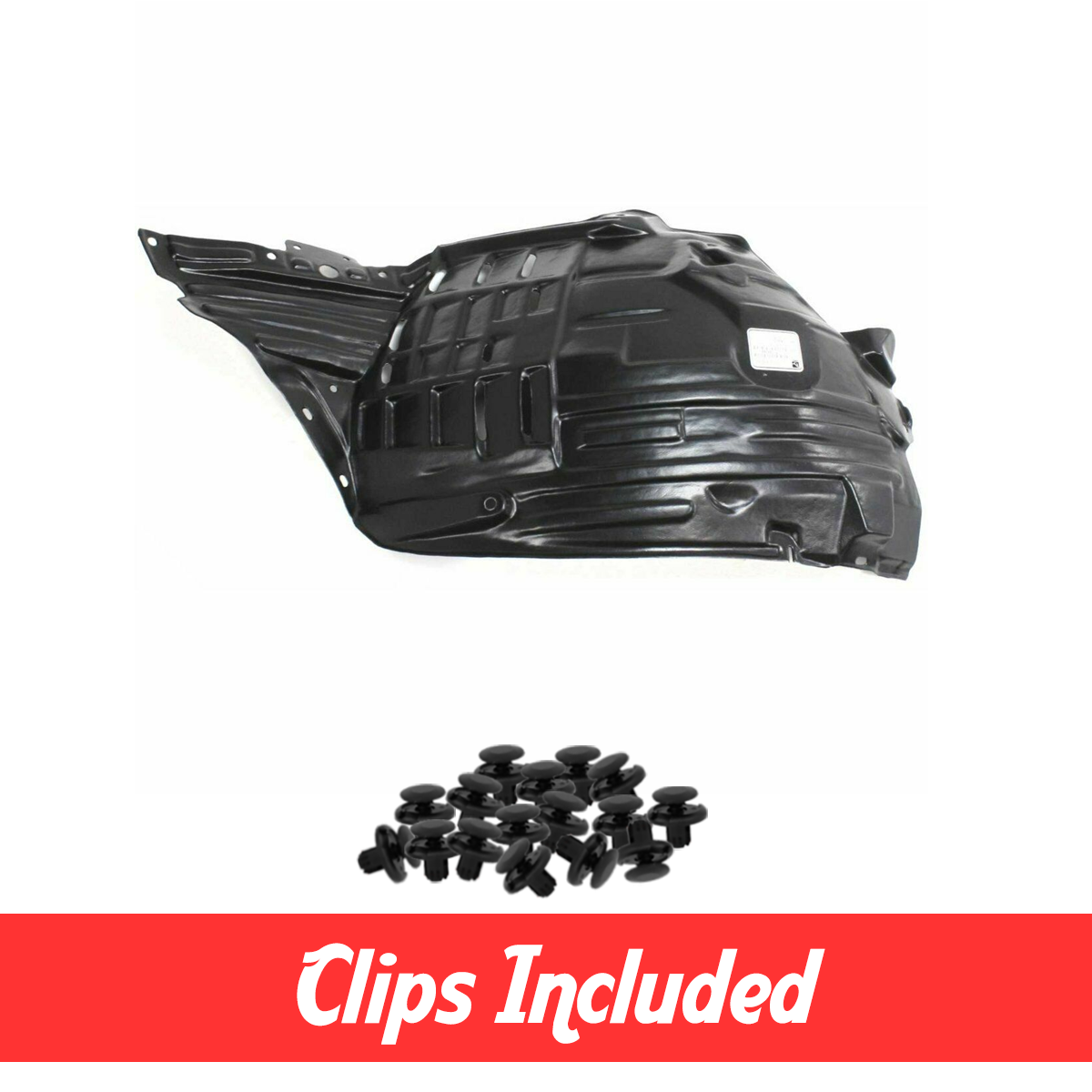Front Left Driver Side Fender Liner w/ Clips For 2003-2005 350-Z NI1250130