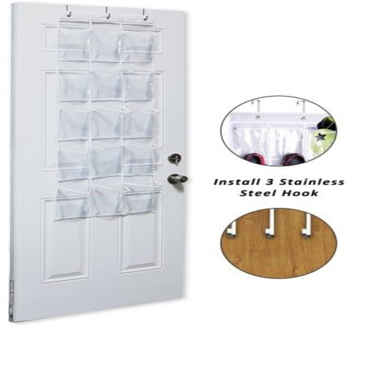Door Hanging Pantry Organizer, Plastic
