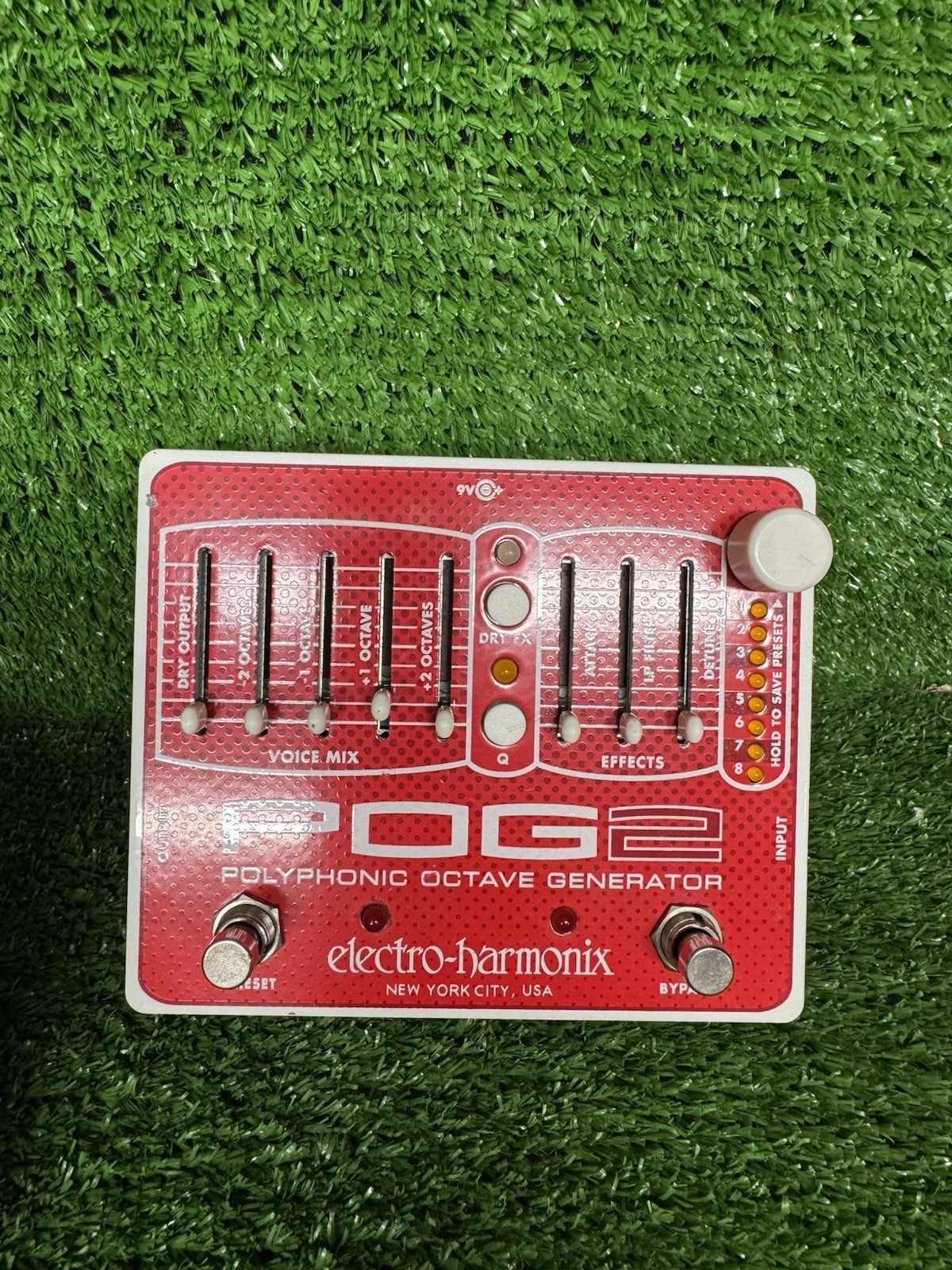 Electro-Harmonix POG2 Polyphonic Octave Generator Digital Shifter Pedal