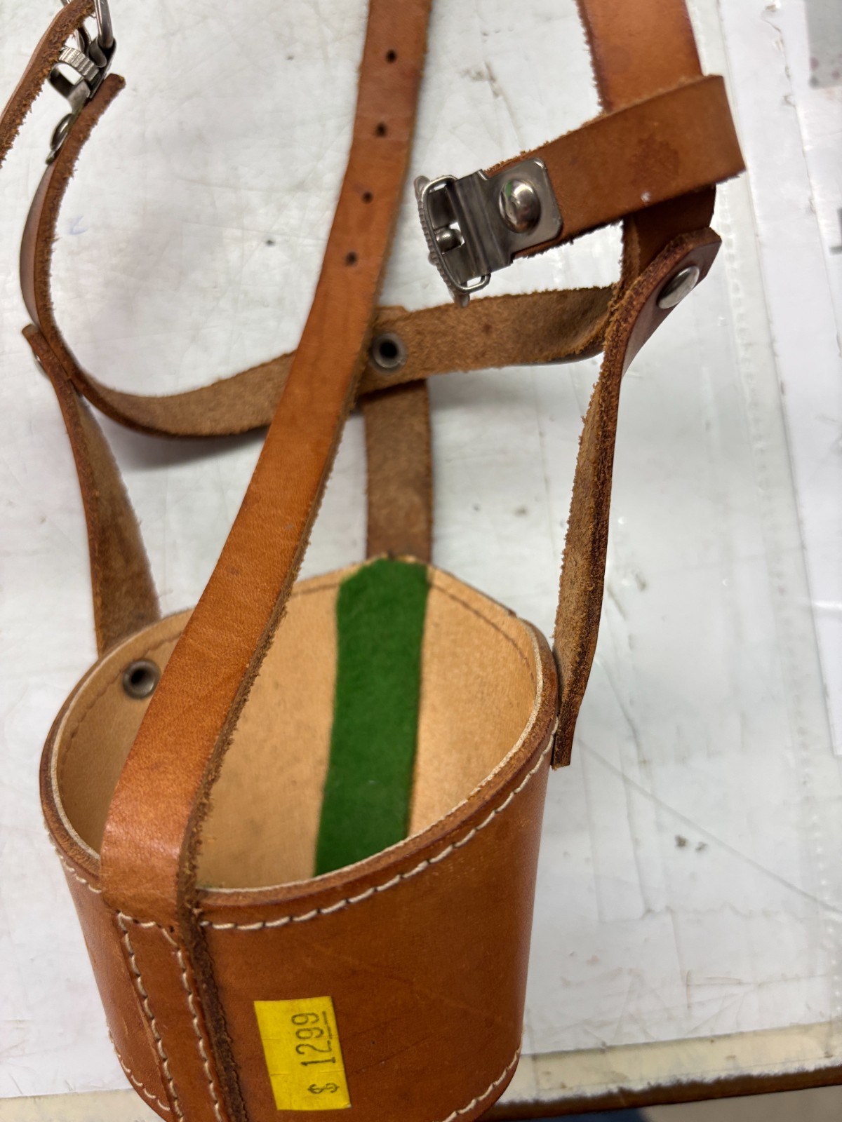 SOFT Leather Dog Muzzle SMALL 10"