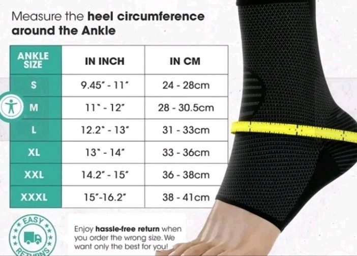 Modvel Foot & Ankle Brace Socks Sprained Ankle Compression Sleeve - Various