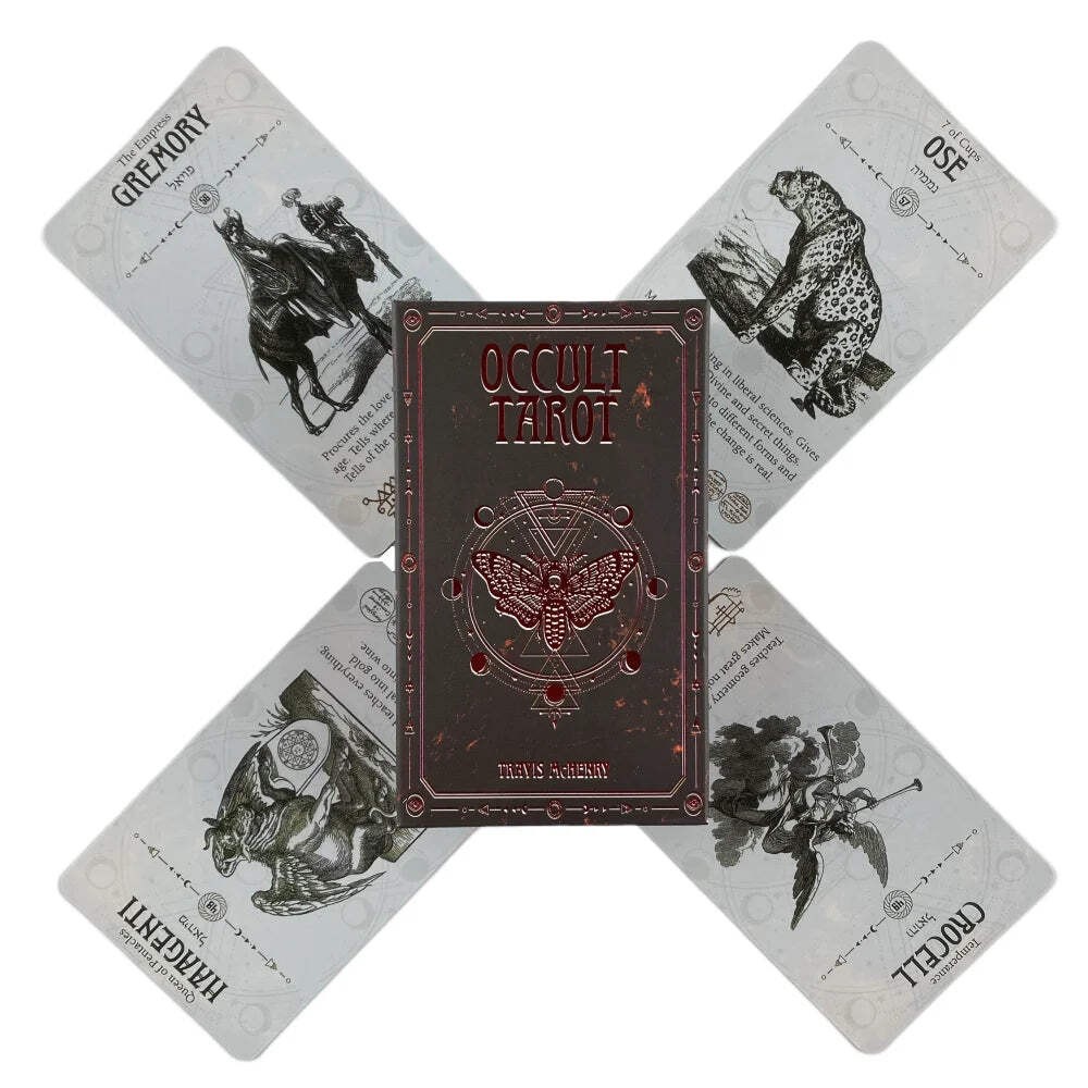 Occult Tarot Deck 78 Cards for Oracle Visions and Divination Board Game Play