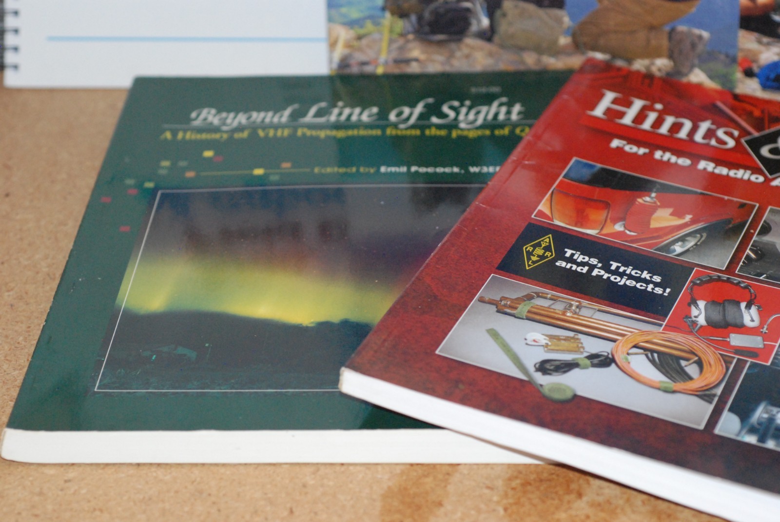 Ham/CB - 4 ARRL Ham Operating Books + FD Log Book - Nice Shape!