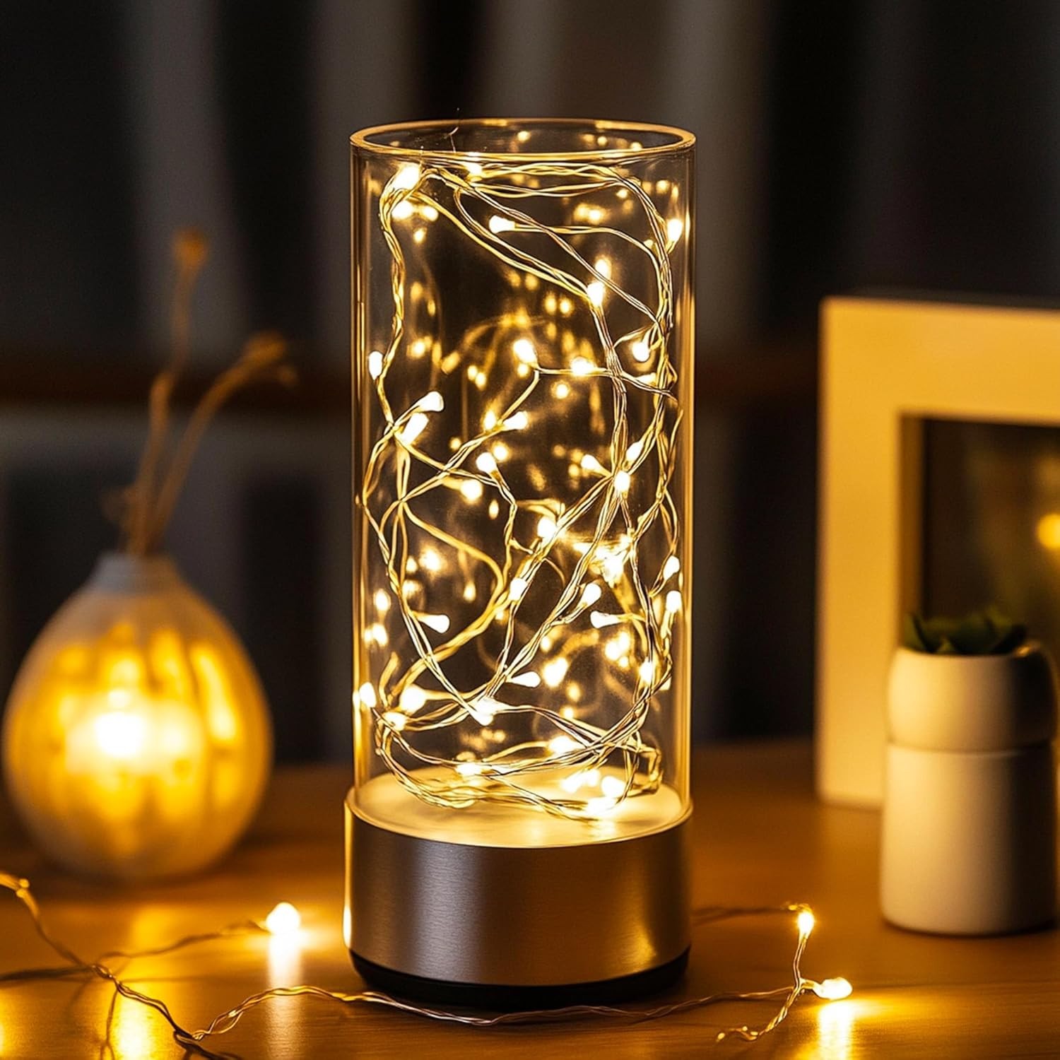 Fairy Lights 66 FT 200 LED USB Power Photo String Lights W/ Remote 8 Modes