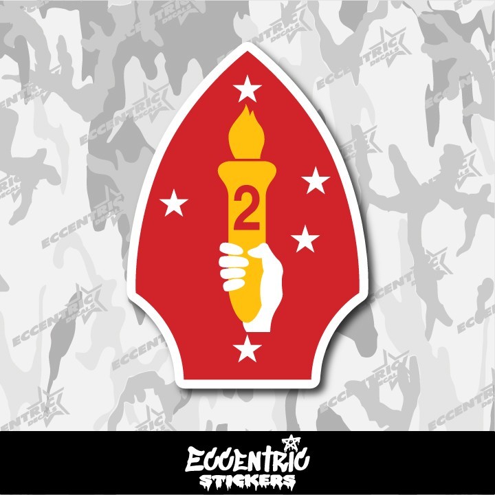 2nd Marine Division Vinyl Sticker