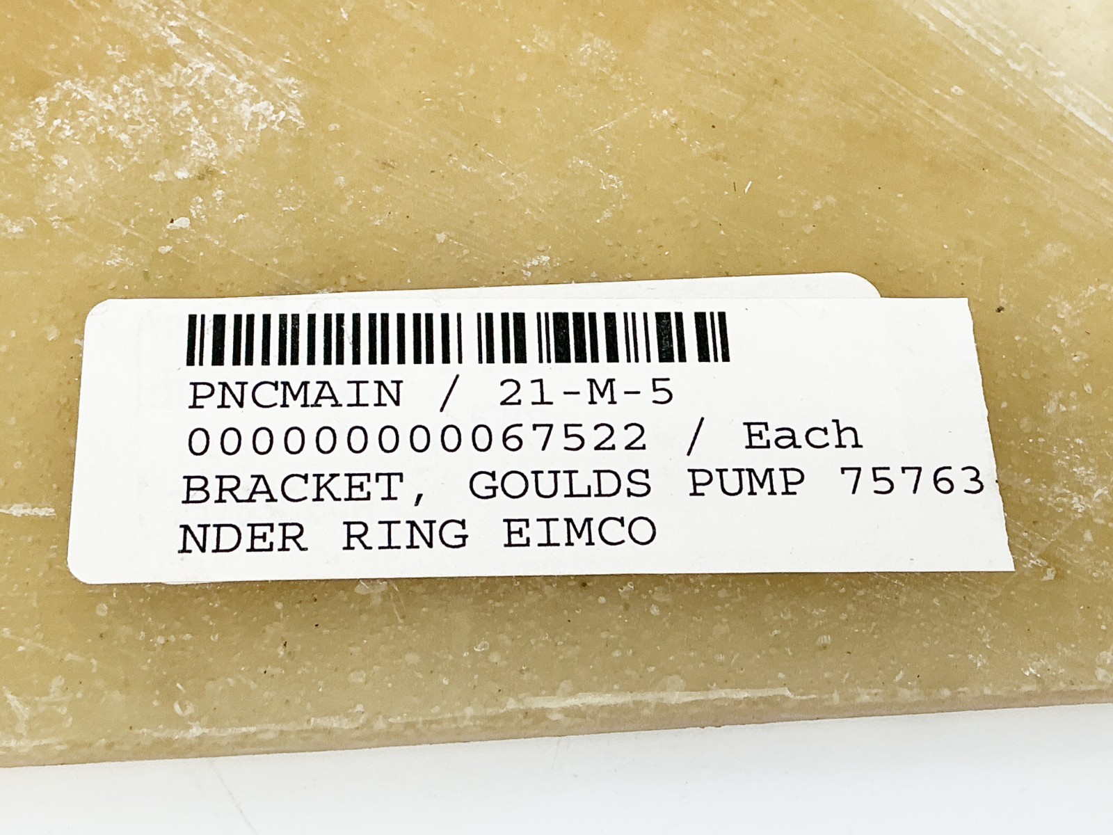 New Goulds 75763 NDER Ring EIMCO Bracket - No Box