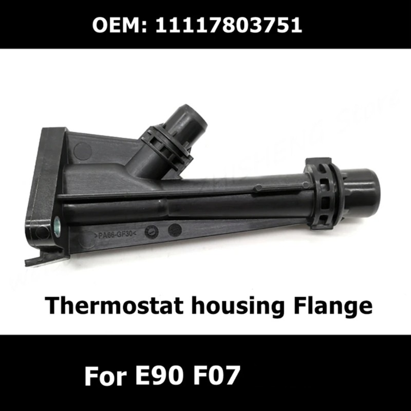 Engine Coolant Hose Connector Replacement Thermostat Housing Flange for E90 E91