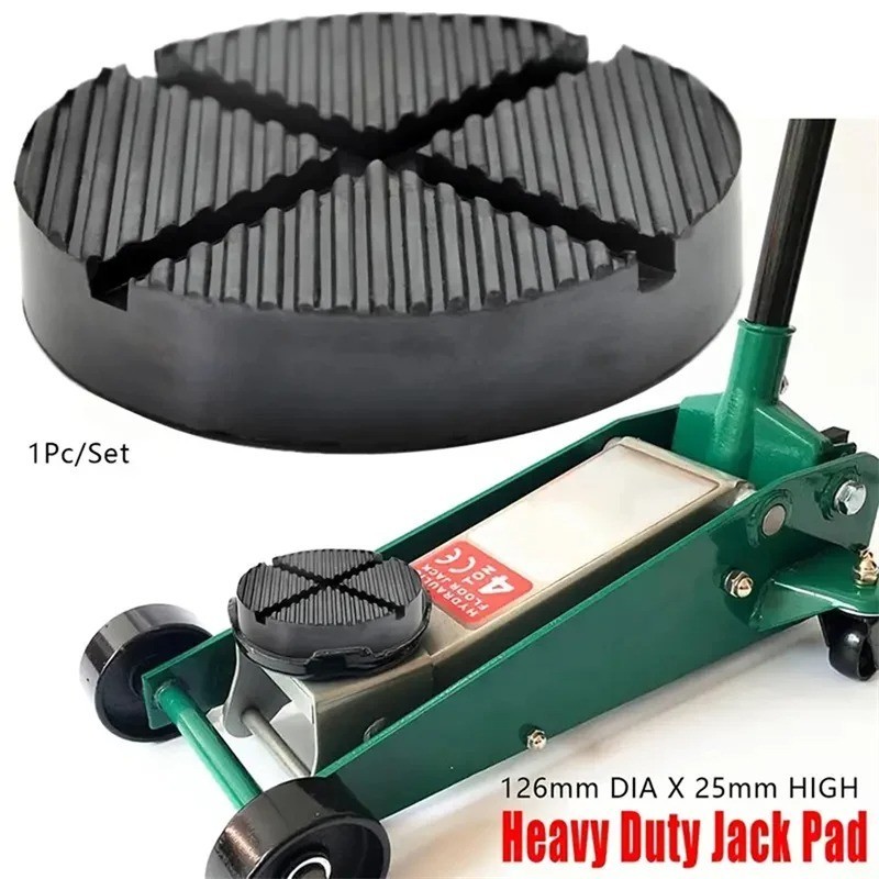 Universal Rubber Jack Pad Support Pinch Weld Slotted Floor Frame Rail Adapter