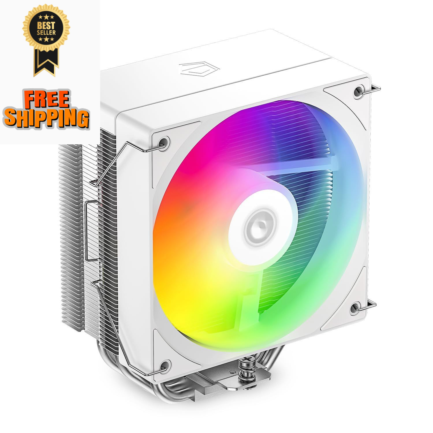 ID-COOLING SE-214-XT V2 ARGB White CPU Air Cooler, 4 WHITE