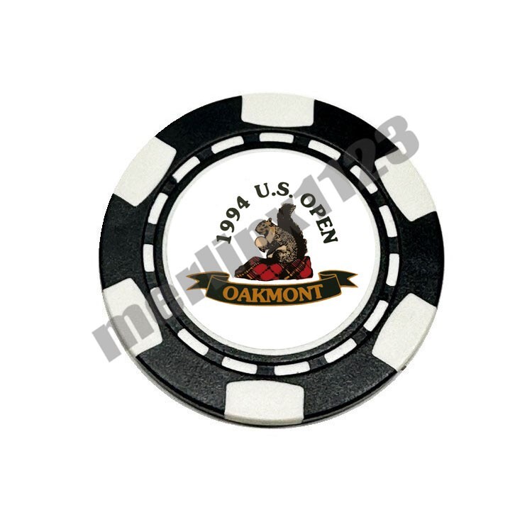 1994 US Open Oakmont - Dia-magnetic Clay Poker Chip Golf Ball Marker