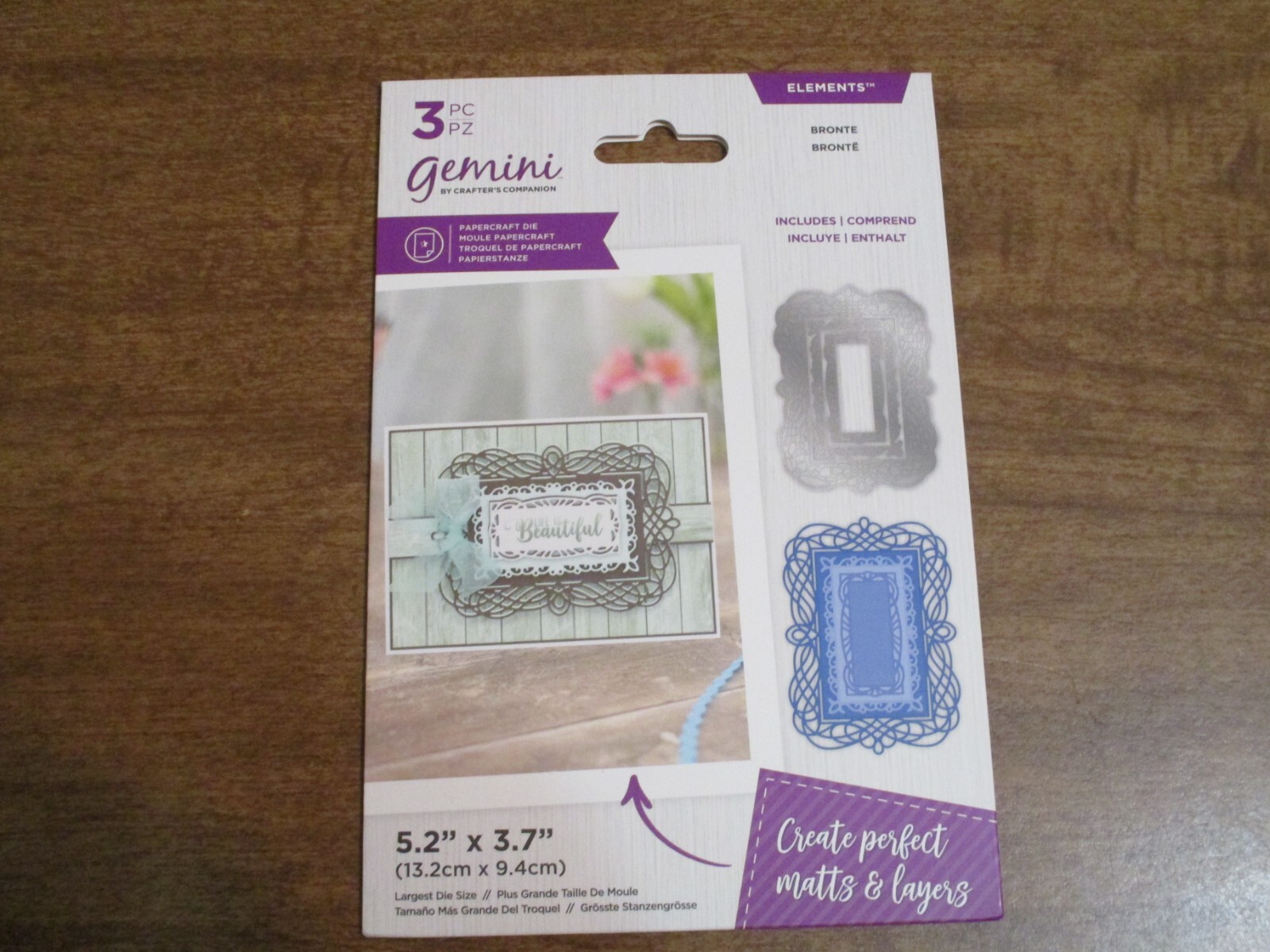 GEMINI PAPERCRAFT DIE ELEMENTS BRONTE