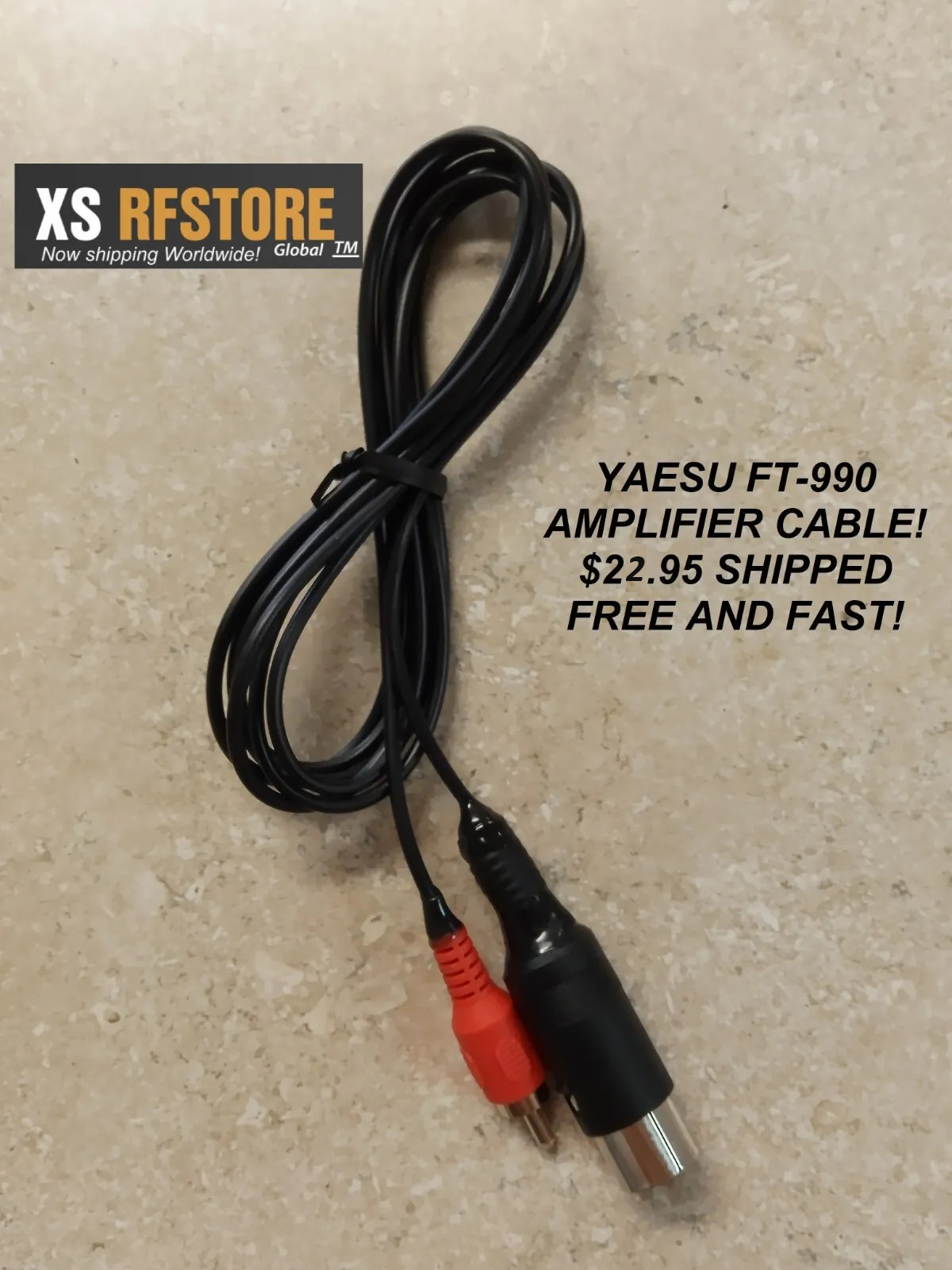 Yaesu Amplifier Relay Cable For YOUR FT-990 HF Transceiver. *SHIPS FREE USA!