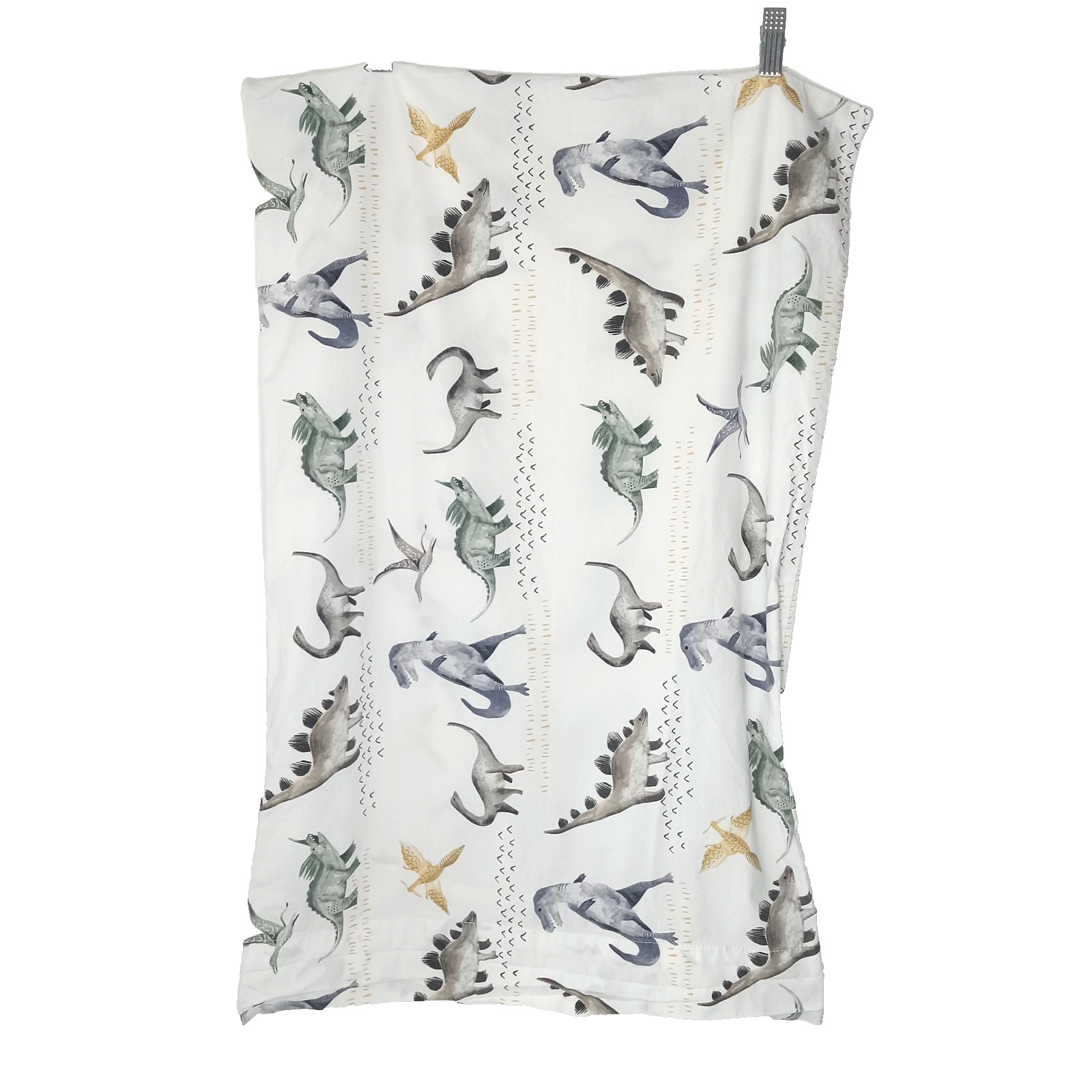 Pottery Barn Kids Organic Cotton Pillowcase Standard Size Boys Dinosaur Theme