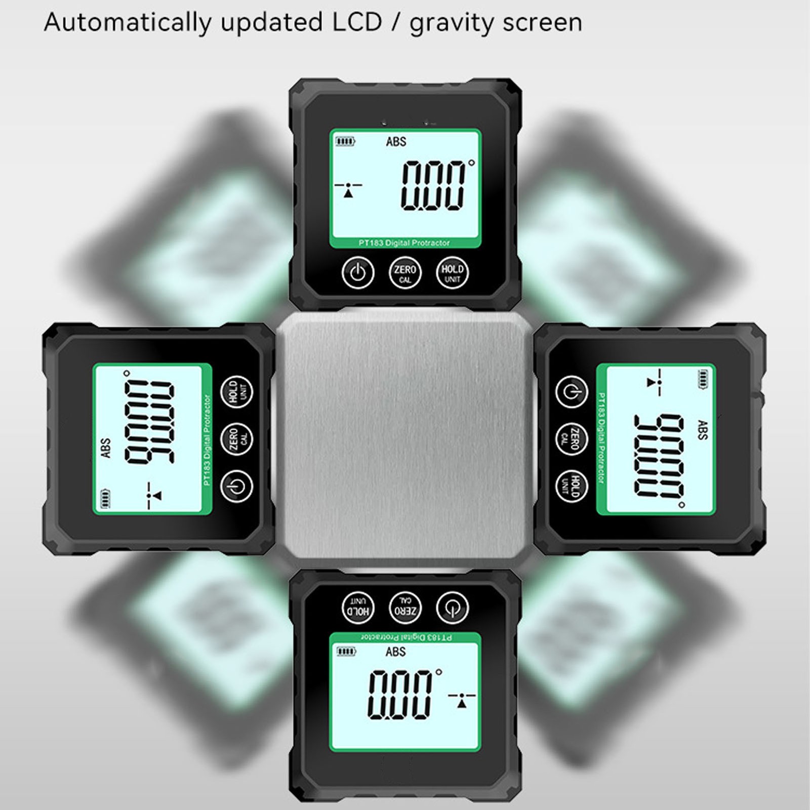 Digital Angle Finder With 4 Side Strong Magnet Backlit Display For Woodwork RVVA