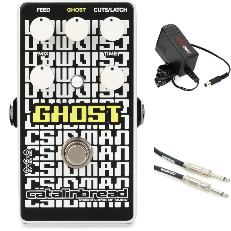 Catalinbread CSIDMAN Ghost Glitch/Stutter Delay Pedal with Power Supply and