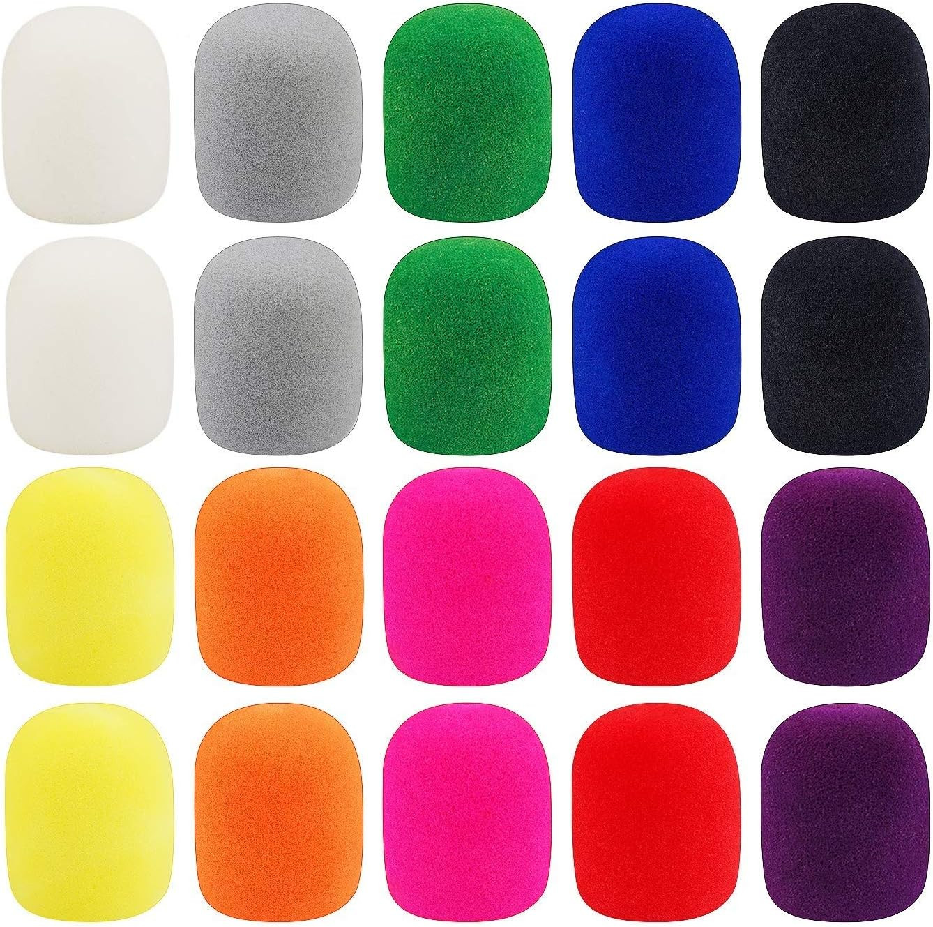 Microphone Covers Foam,20 Pack Thick Handheld Stage Microphone Windscreen Microp
