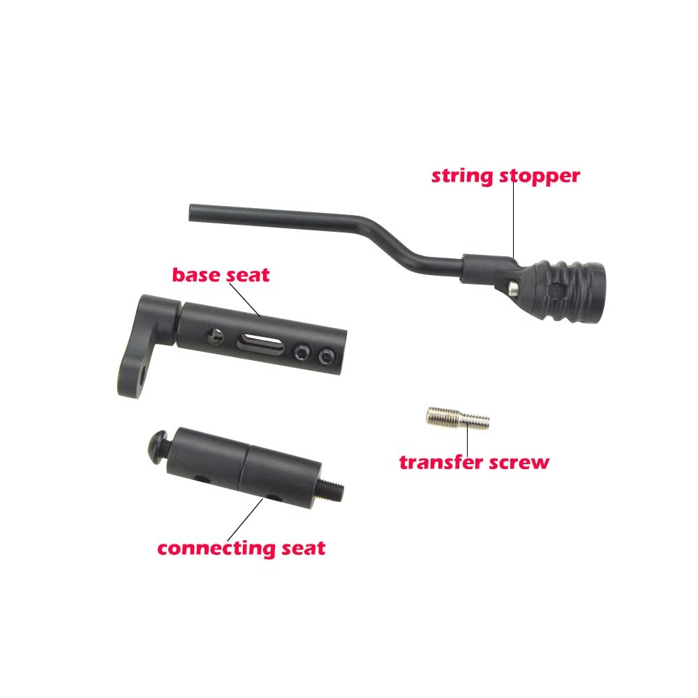 ZSHJGJR String Stop Bracket Decelerator Rod String Vibration Balance Bowstring