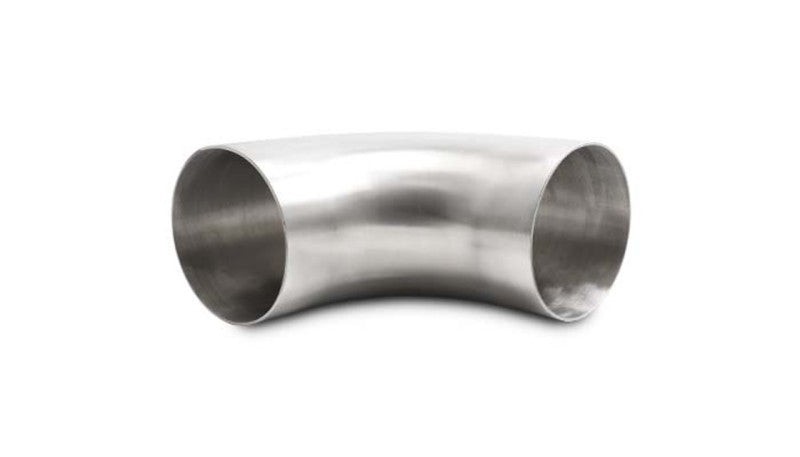 Vibrant 13356 OD 5.91in Tangent Length T304 SS 90 Deg Mandrel Bend w/Extended L