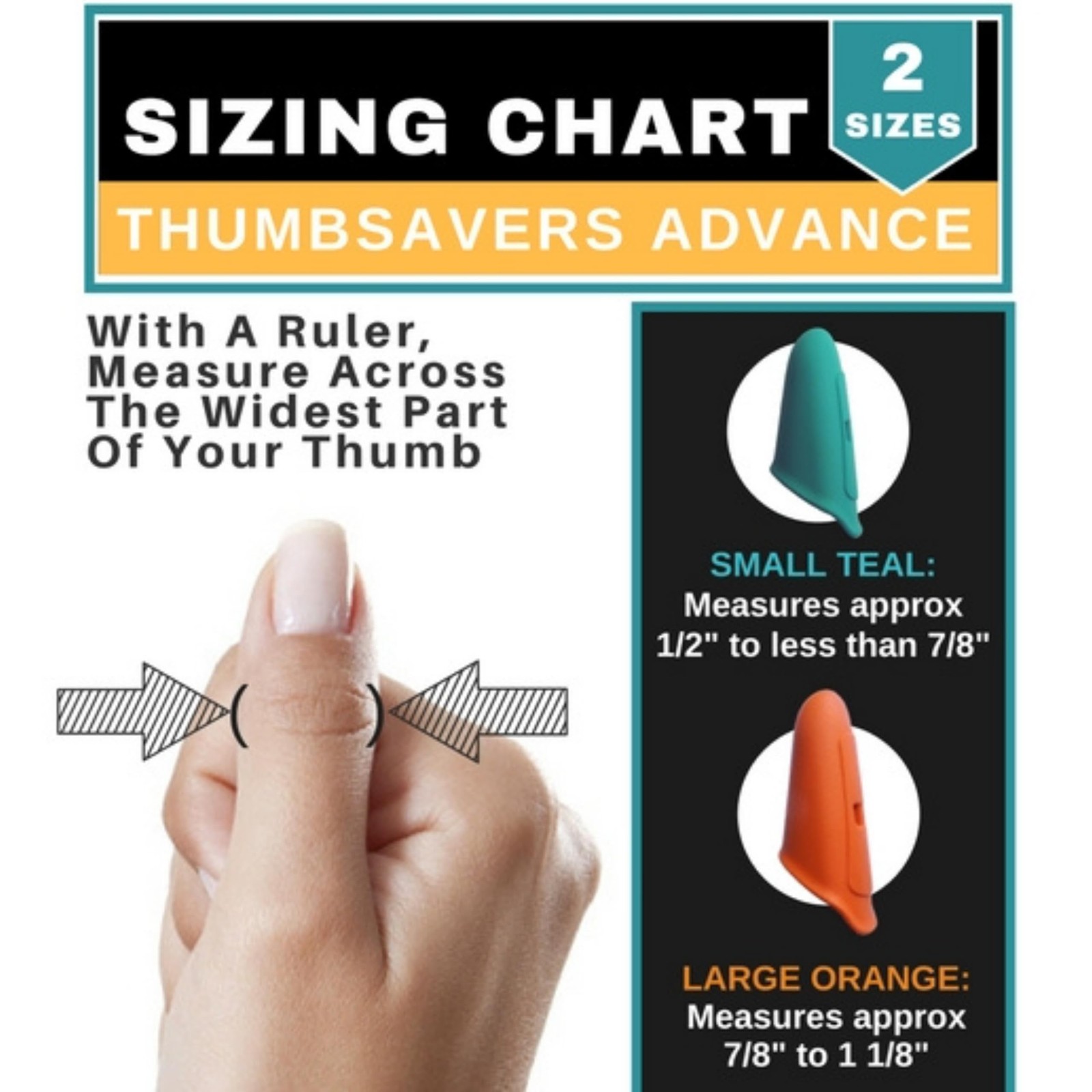 Thumbsavers Advance Massage Tool for Deep Tissue and Trigger Point Massage ̵